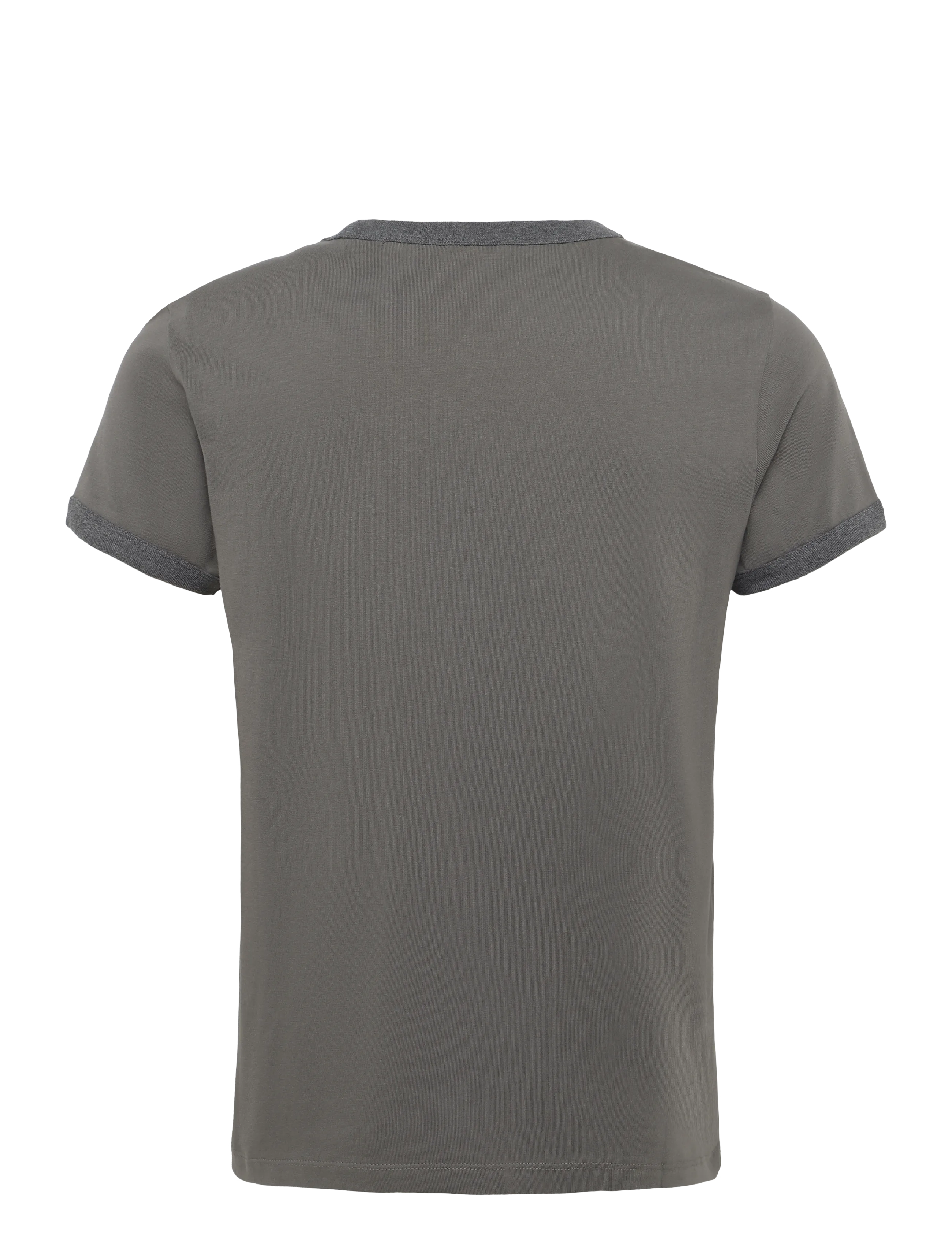 Organic Basics - True Heavy Ringer Tee - pavement - 1