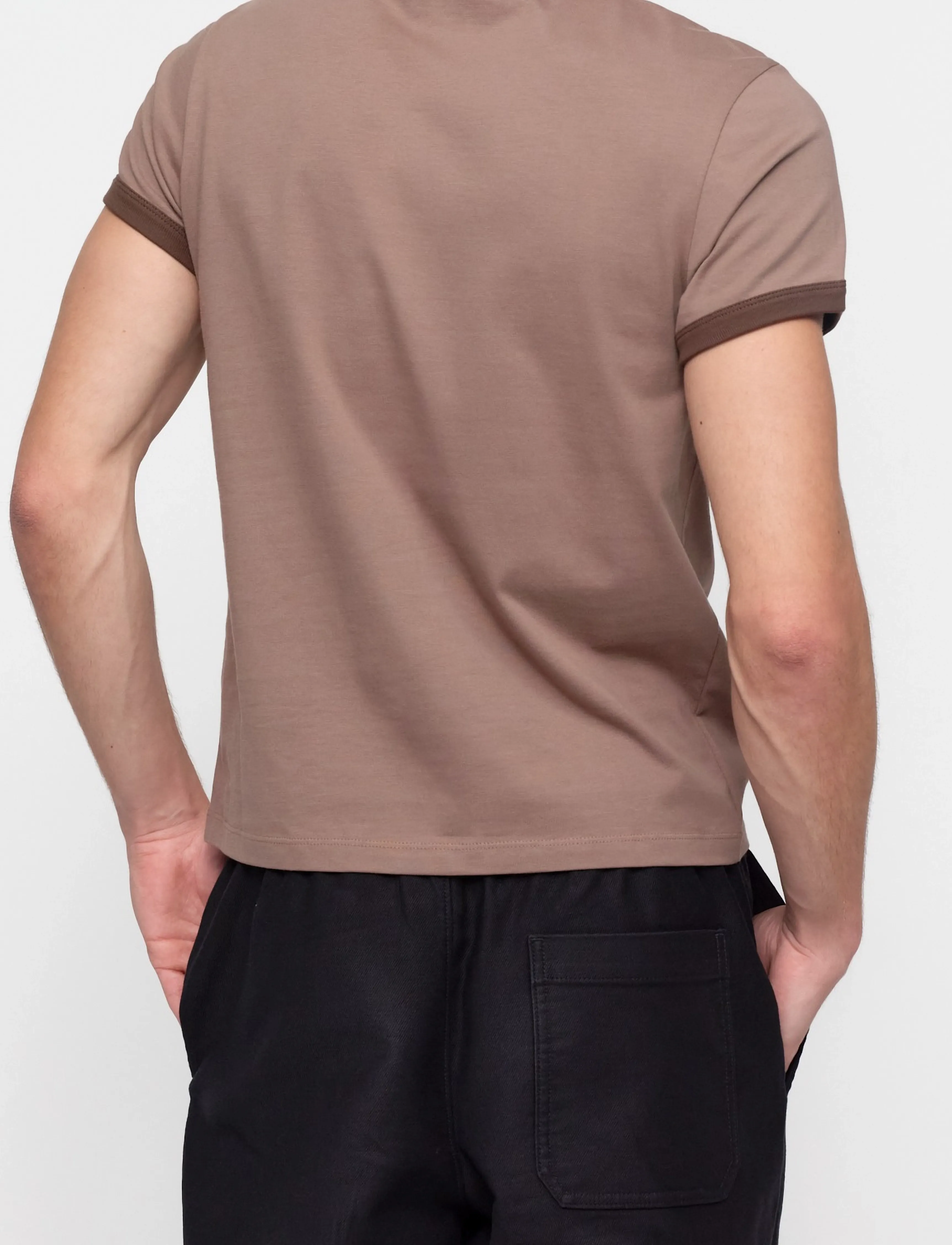 Organic Basics True Heavy Ringer Tee t-shirts - bas herr – bild 4