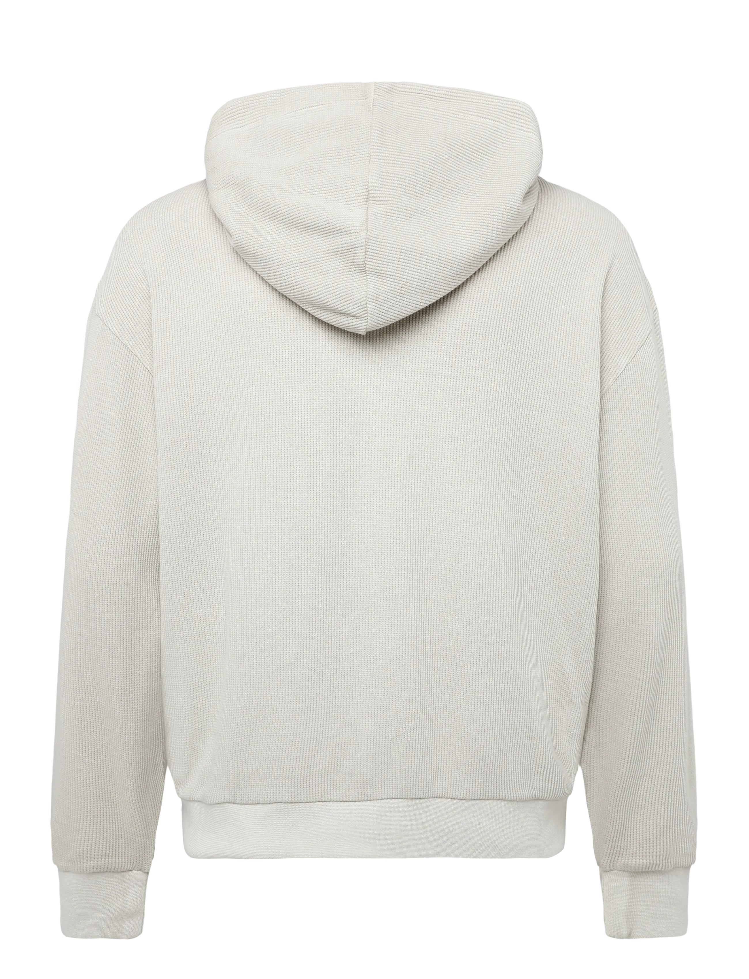 Organic Basics - Waffle Zip Hoodie - kapuzenpullover - moon river - 2