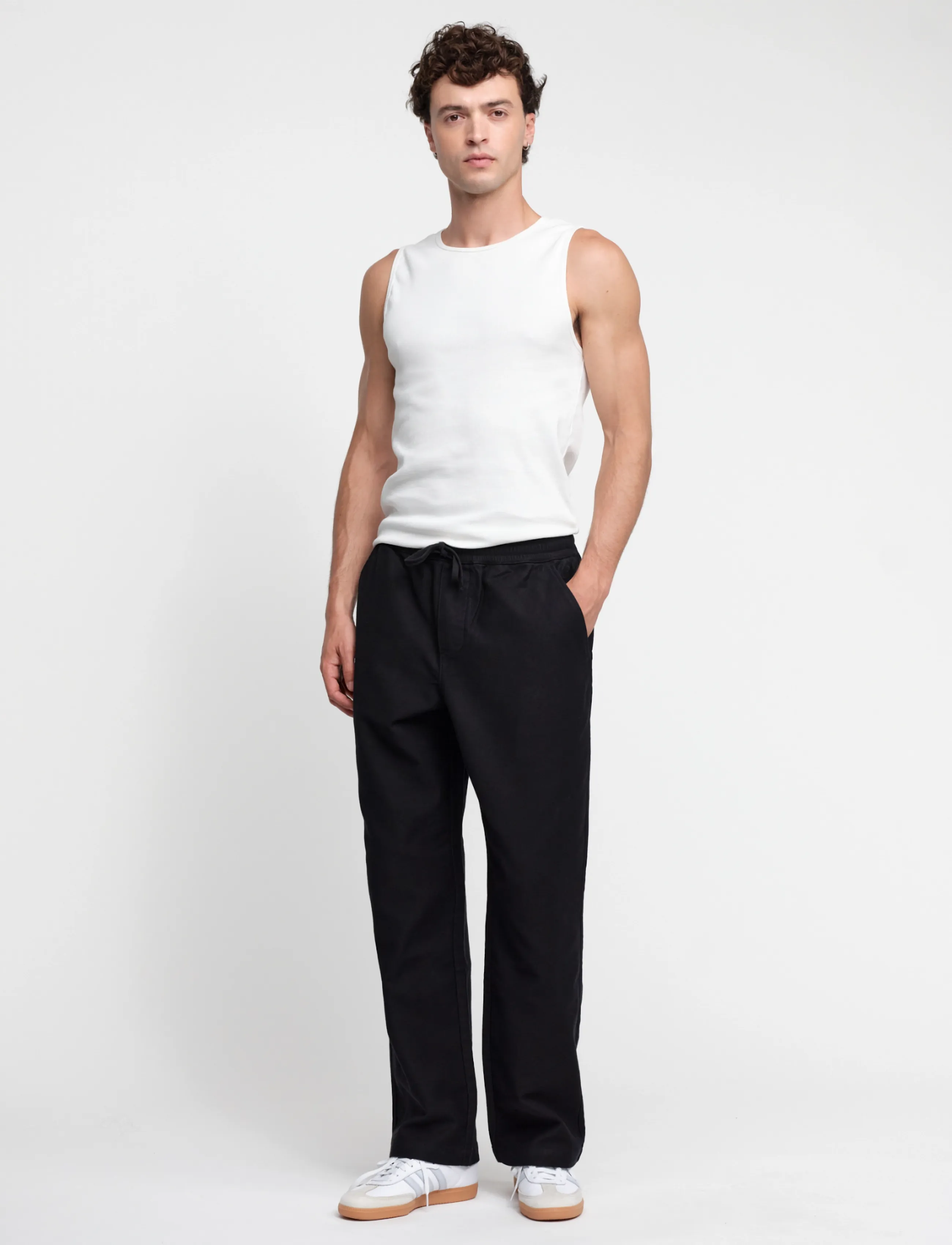 Organic Basics - Core Rib Tank 2-Pack - pyjamaoberteile - white - 2