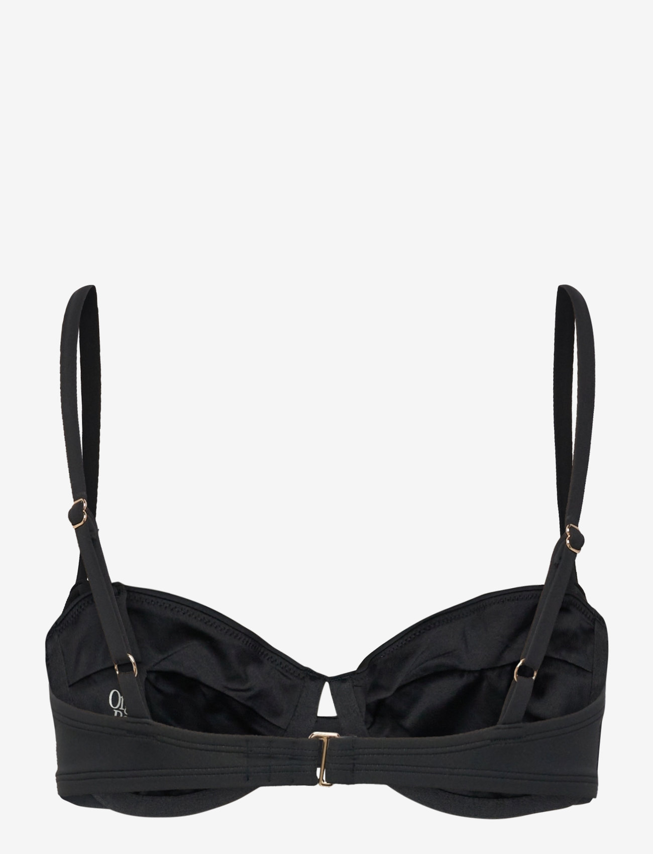 Organic Basics - Swim Underwire Bikini Top - bikini tops - black - 2