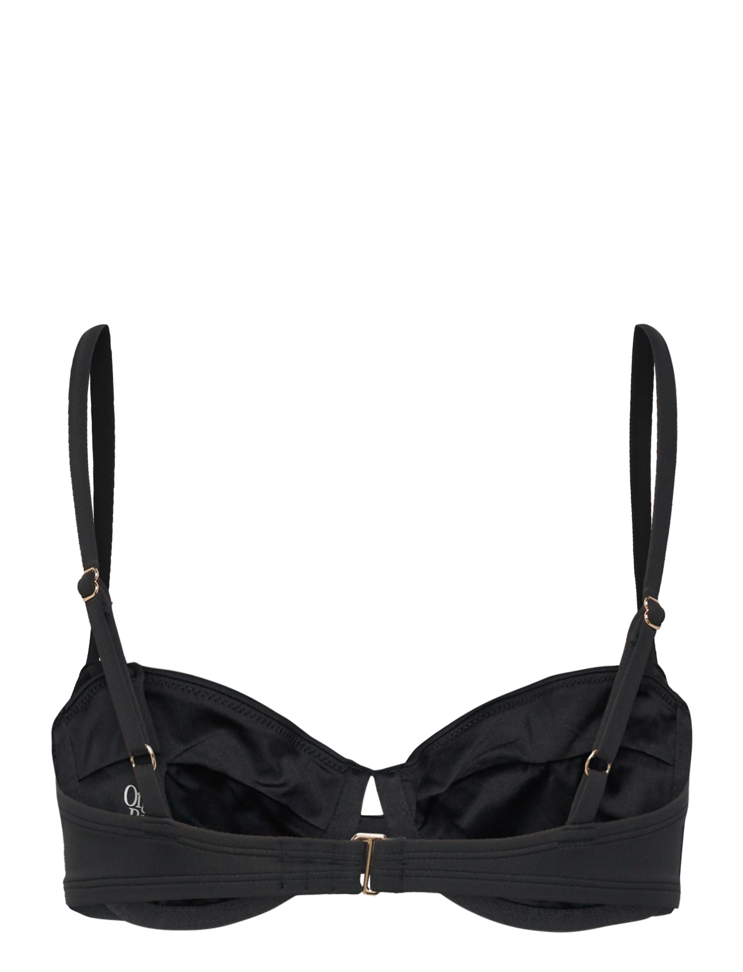 Organic Basics - Swim Underwire Bikini Top - bikini tops - black - 2
