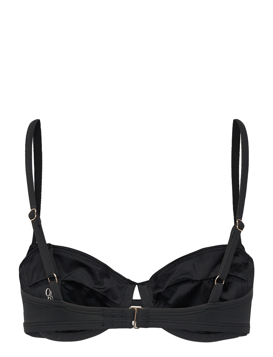 Organic Basics - Swim Underwire Bikini Top - bikini tops - black - 2