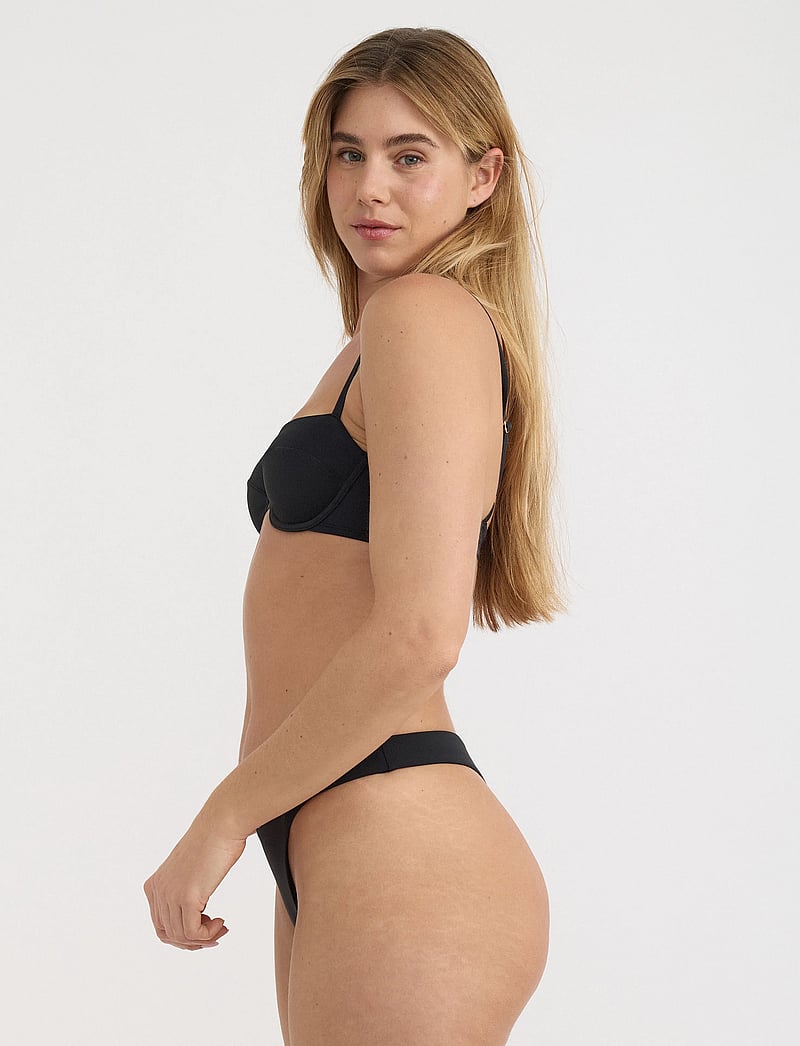 Organic Basics - Swim Underwire Bikini Top - bikini tops - black - 3