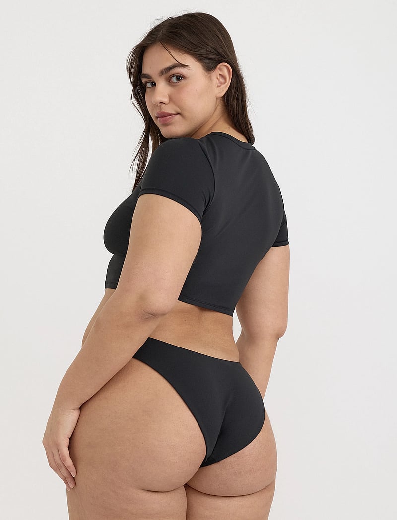 Organic Basics - Swim Cheeky Bikini Bottom - bikinitrosor - black - 0
