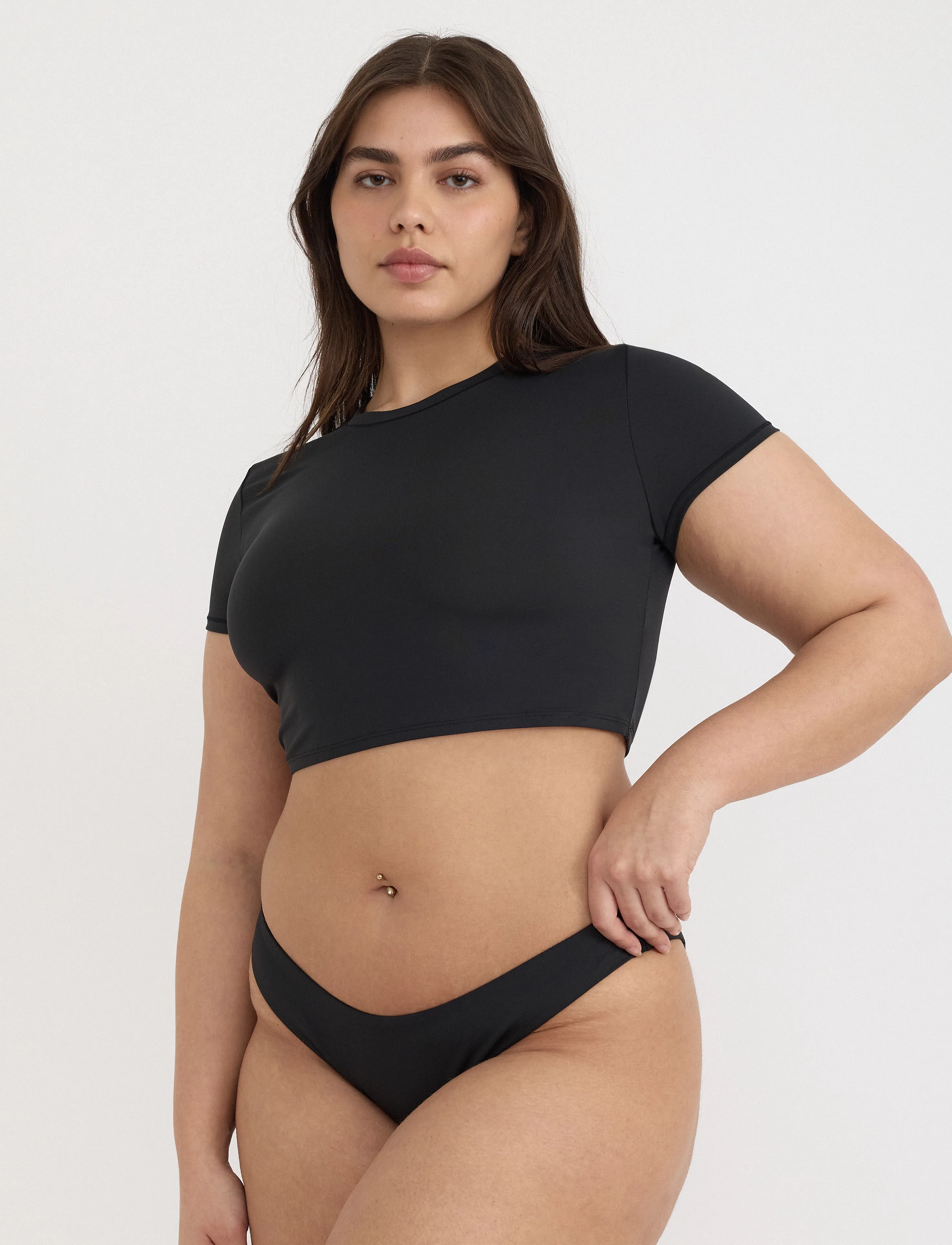 Organic Basics - Swim Cheeky Bikini Bottom - bikini hosen - black - 3