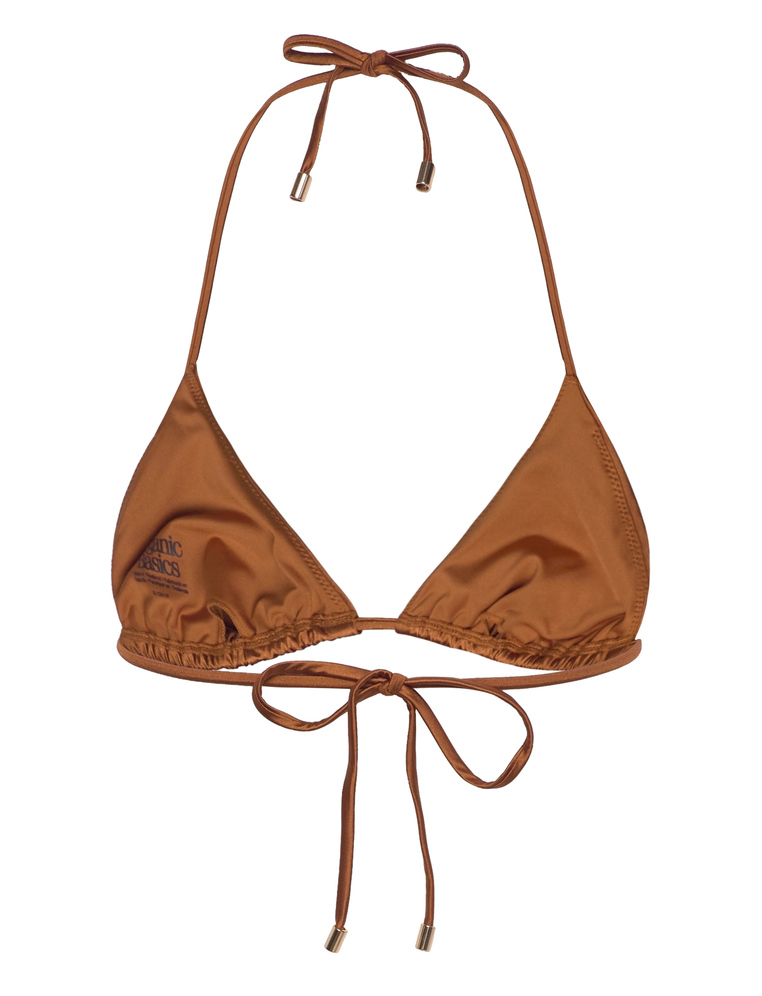 Organic Basics - Solar Swim Triangle Bikini Top - góry strojów kąpielowych - shimmer coast - 2