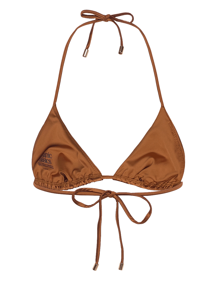 Organic Basics - Solar Swim Triangle Bikini Top - bikinitoppar - shimmer coast - 2