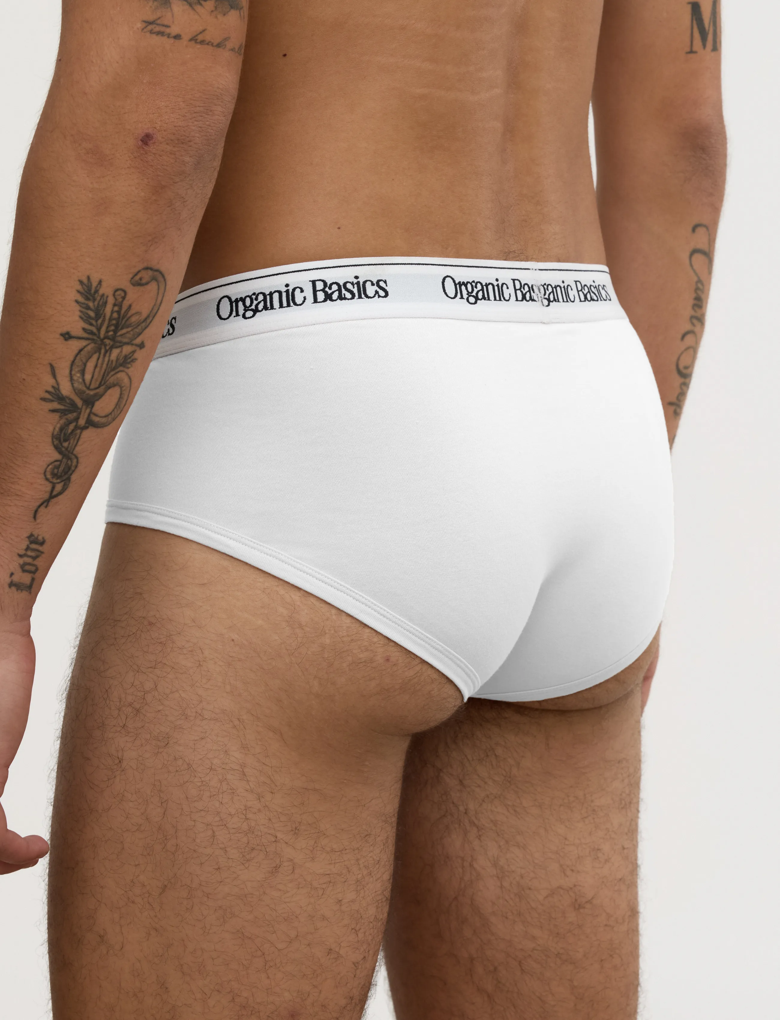 Organic Basics - Easy Briefs 3-Pack - herren slips - light blue / white / soft pink - 2