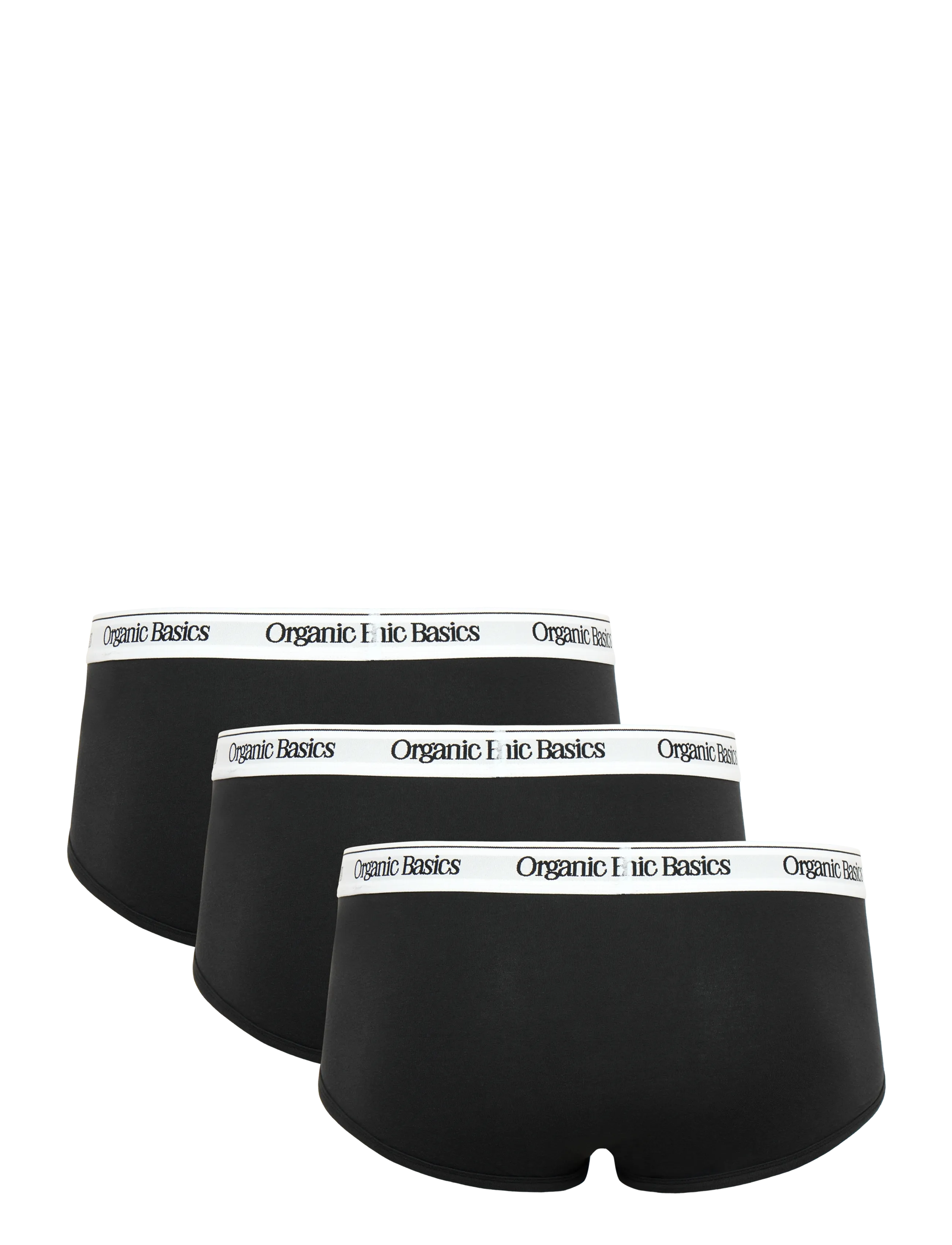 Organic Basics - Easy Briefs 3-Pack - herren slips - black - 1