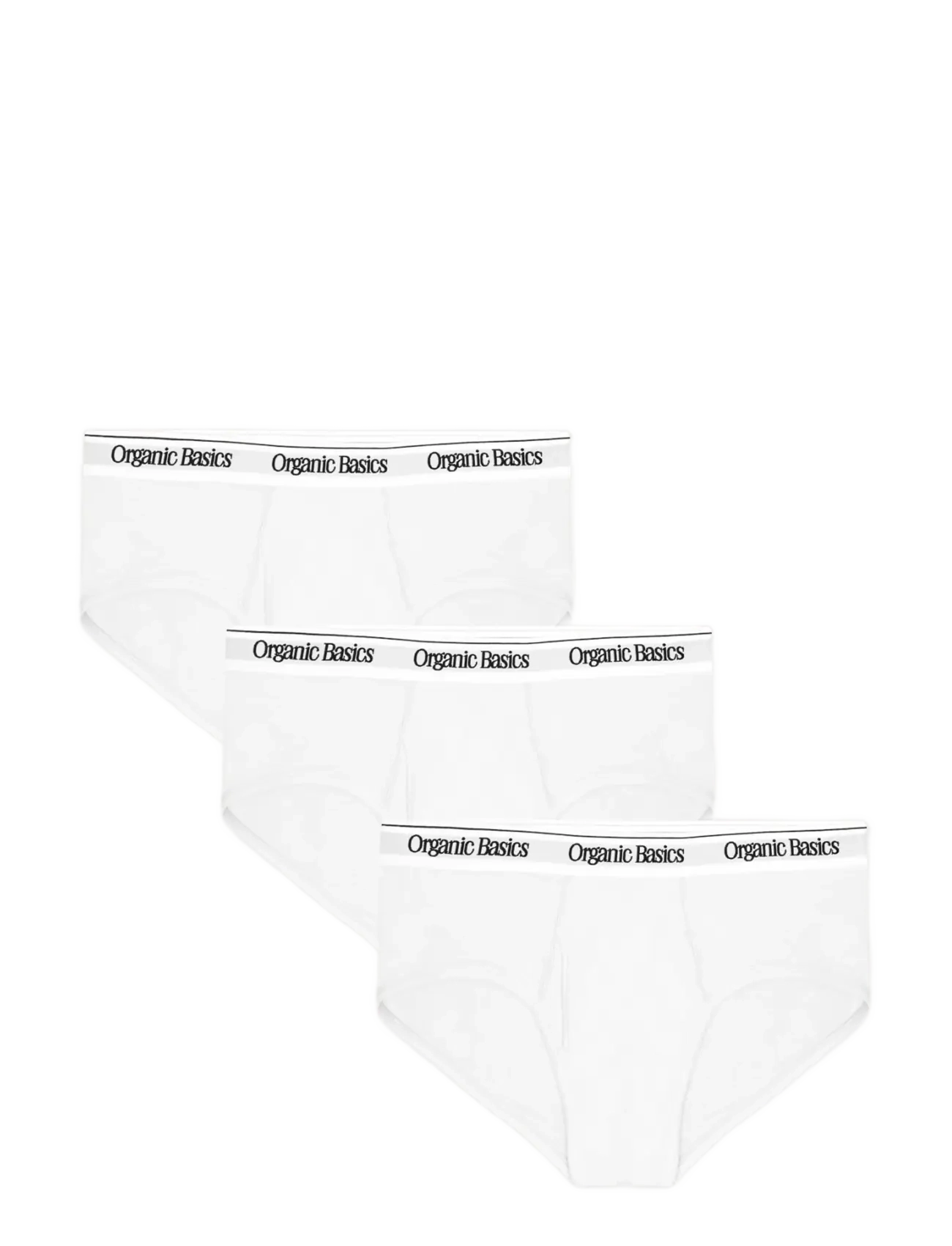 Organic Basics Easy Briefs 3-Pack - Briefs - WHITE / white
