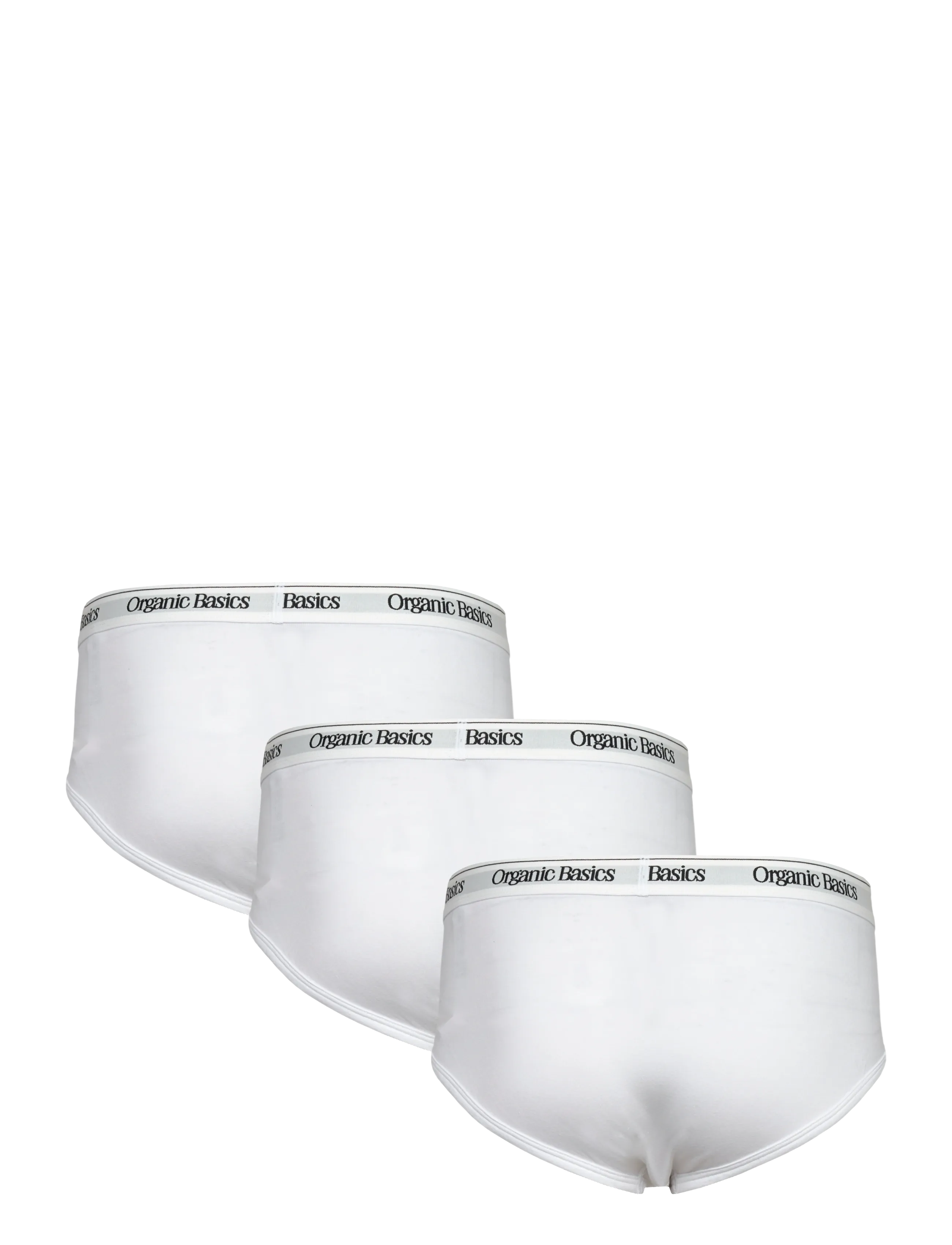 Organic Basics - Easy Briefs 3-Pack - aluspüksid - white - 1
