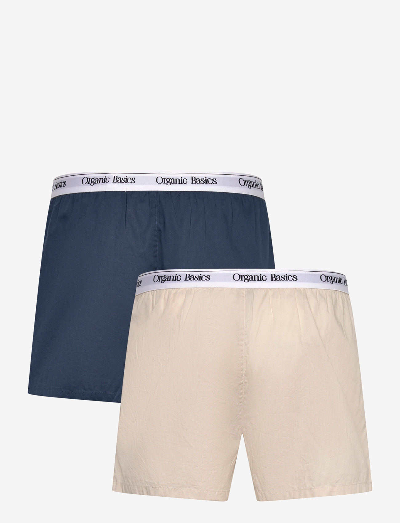 Organic Basics - Easy Boxer Shorts 2-Pack - boxershorts - midnight blue / sandstone - 1