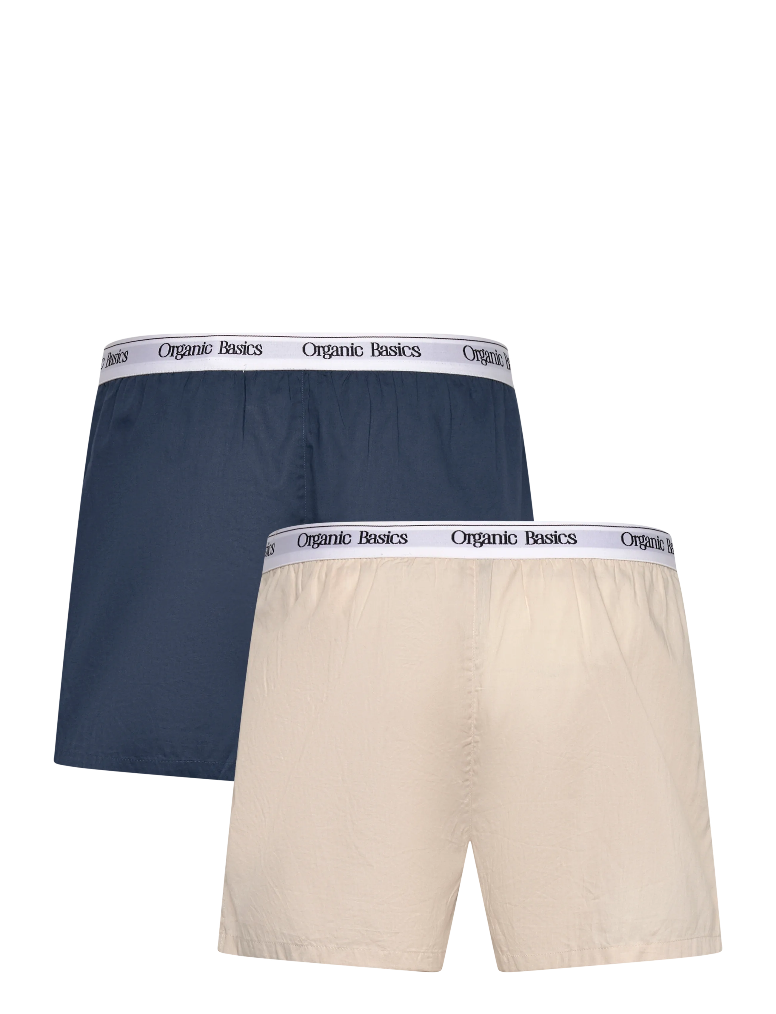 Organic Basics - Easy Boxer Shorts 2-Pack - boxershorts - midnight blue / sandstone - 1