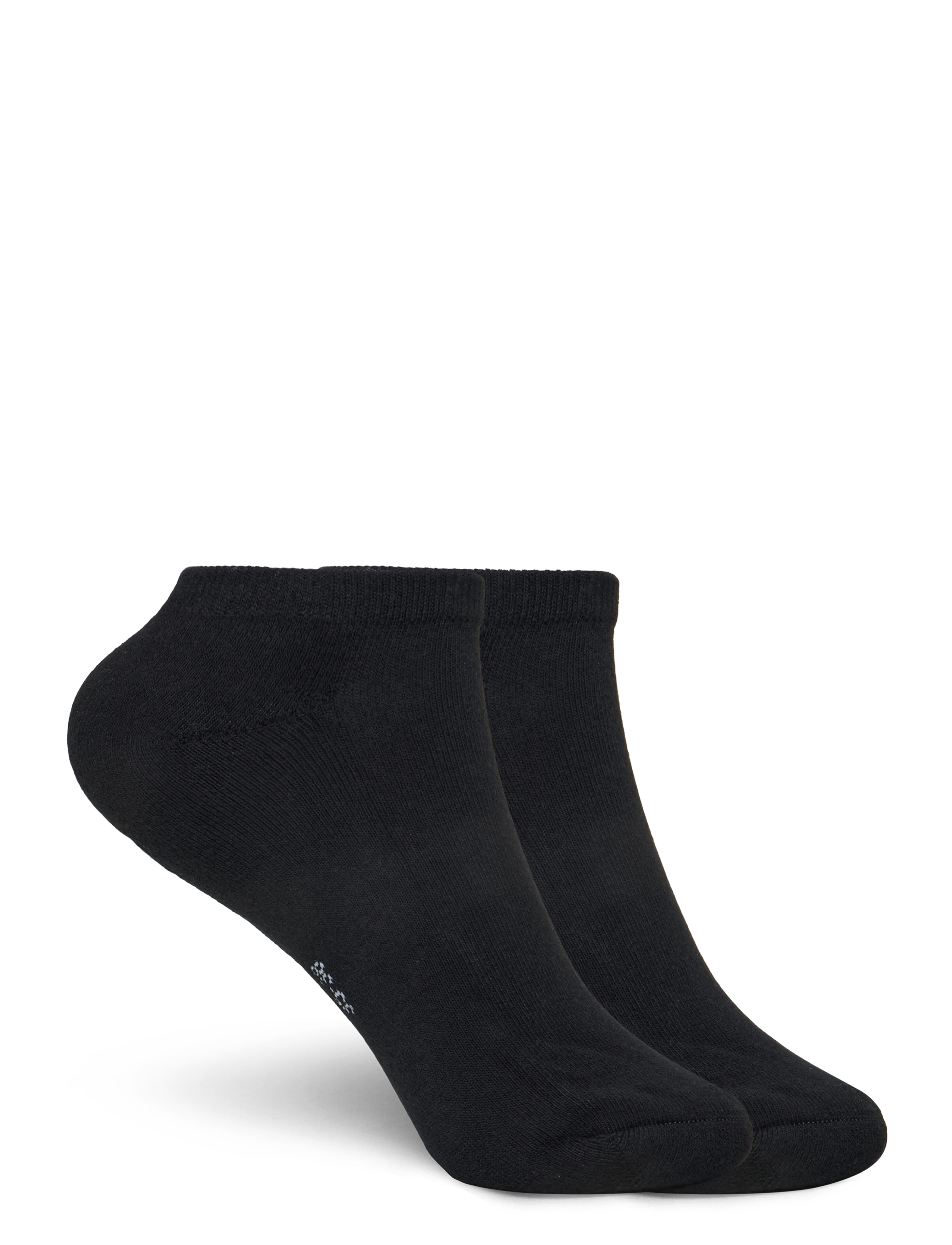 Organic Basics - Core No Show Socks 2-pack - laveste priser - black - 1