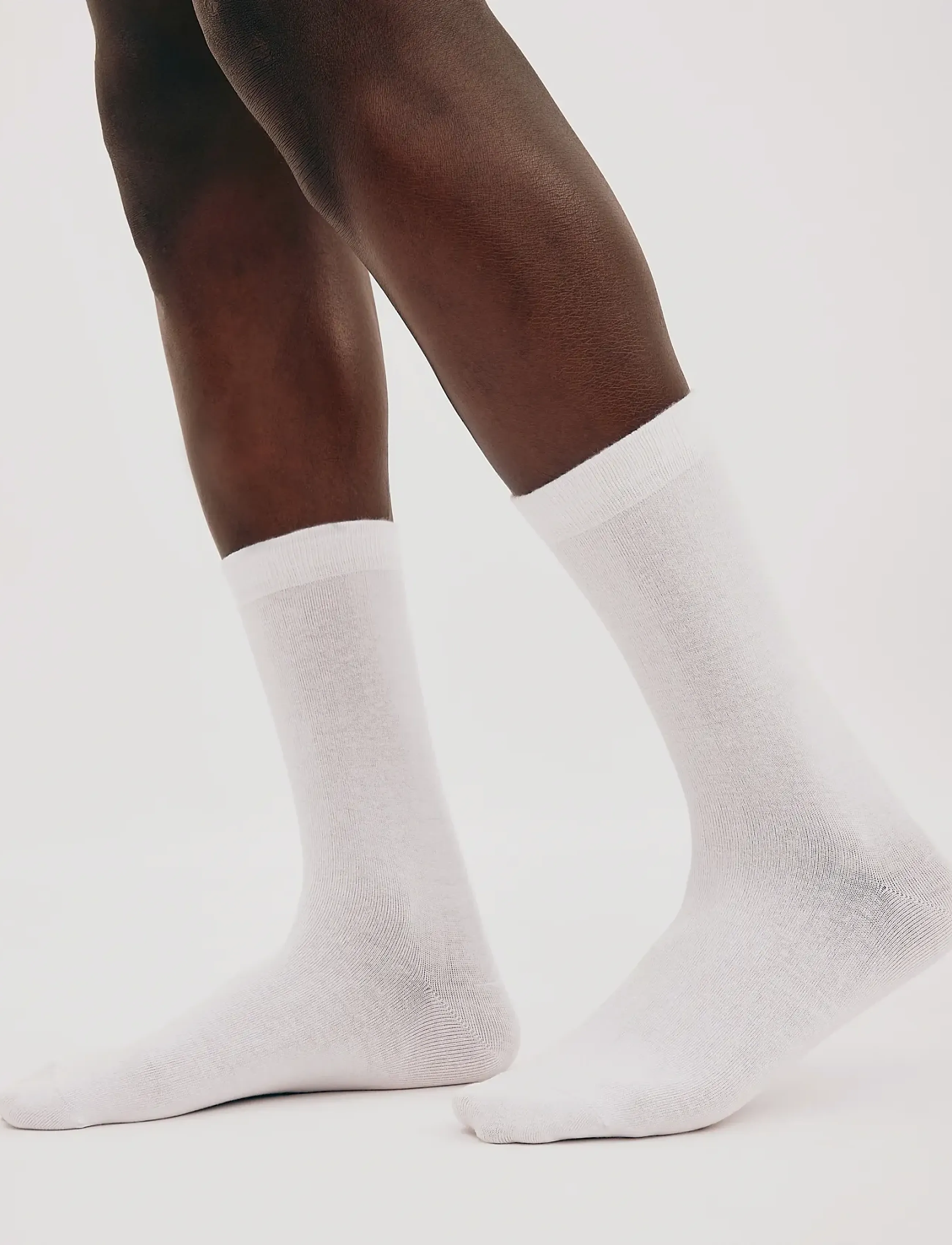 Organic Basics - Core Crew Socks 2-pack - die niedrigsten preise - white - 0