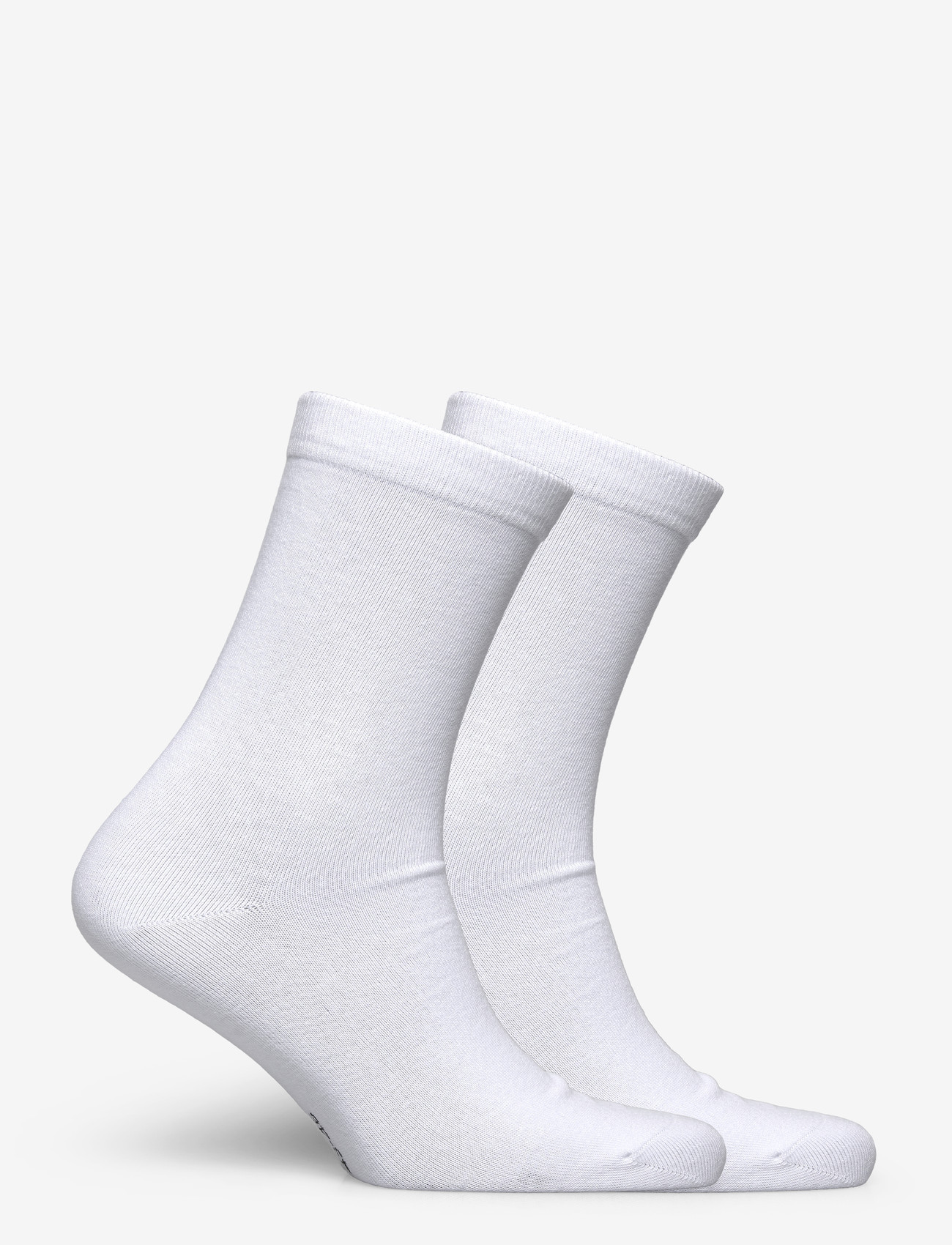 Organic Basics - Core Crew Socks 2-pack - lägsta priserna - white - 2