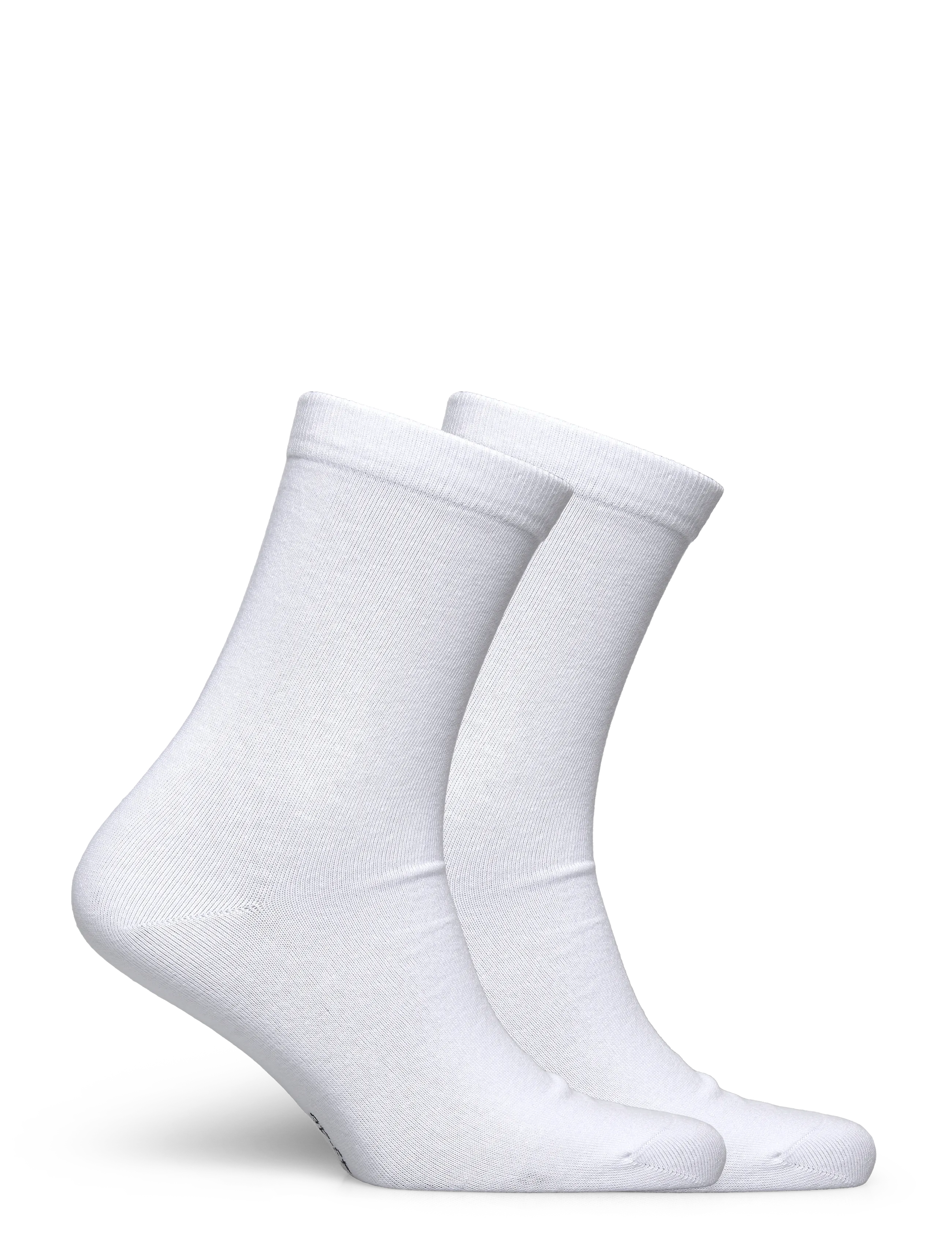Organic Basics - Core Crew Socks 2-pack - die niedrigsten preise - white - 2