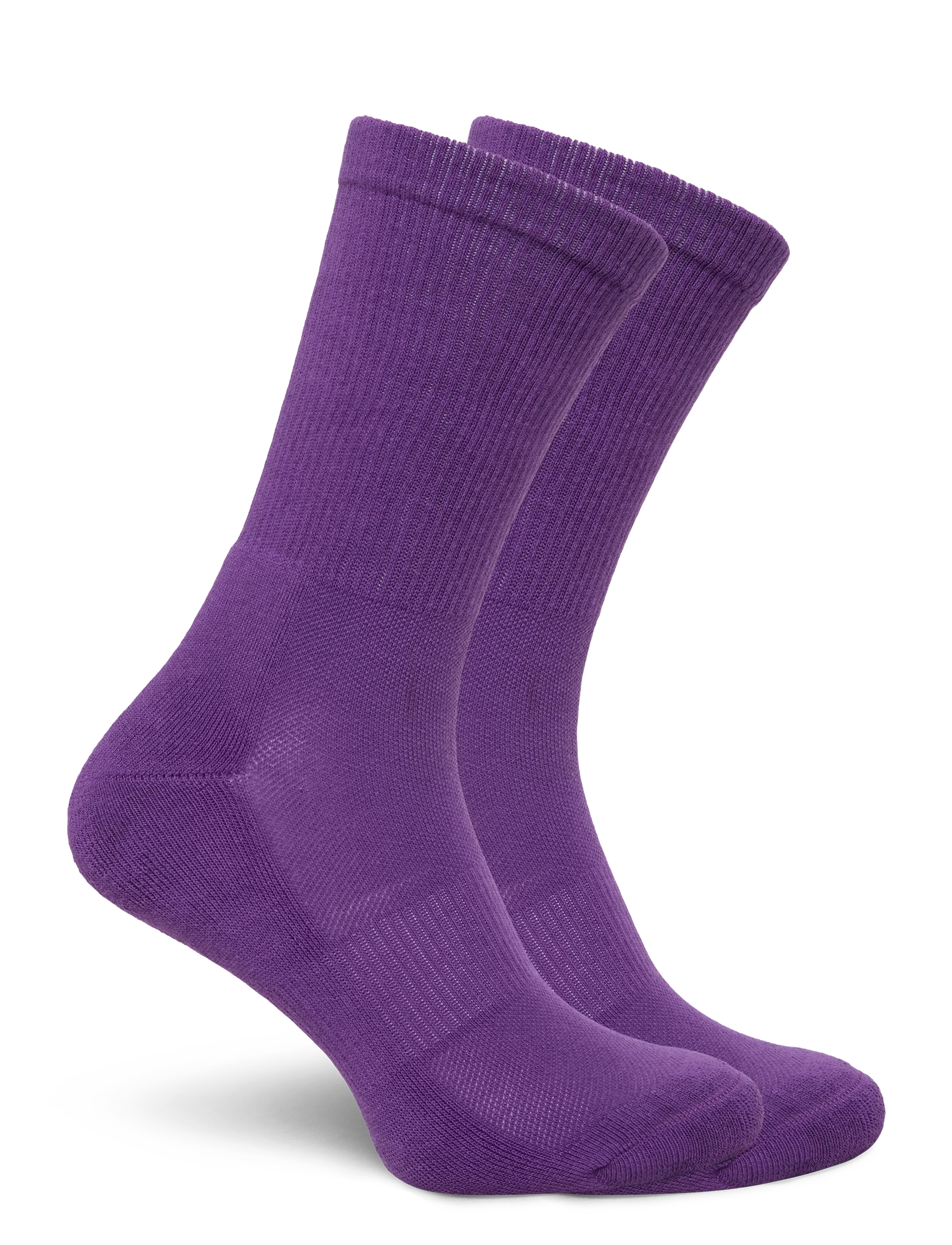 Organic Basics - Core Tennis Crew Socks 2-pack - laveste priser - aubergine - 1