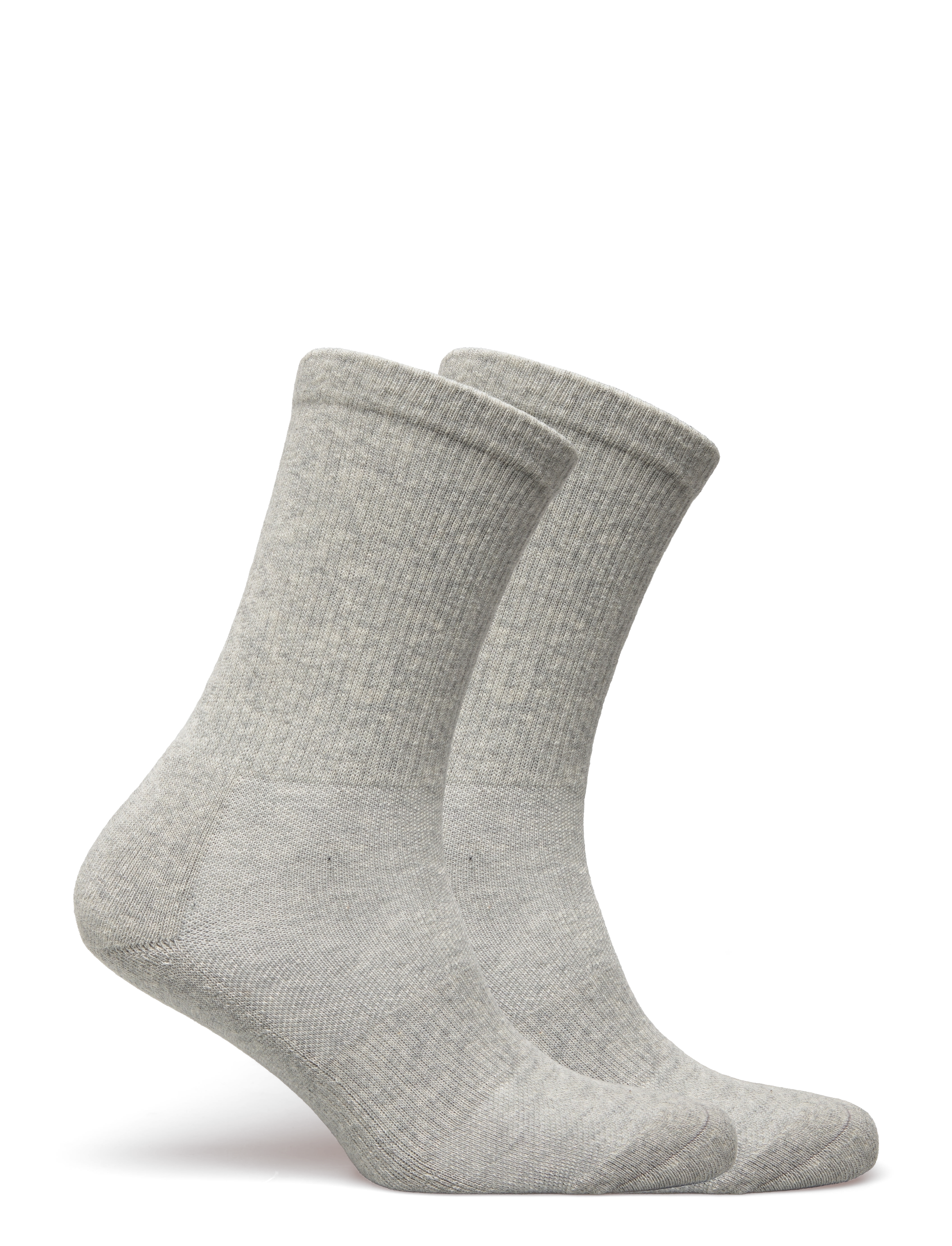 Organic Basics - Core Tennis Crew Socks 2-pack - vanliga strumpor - grey - 2
