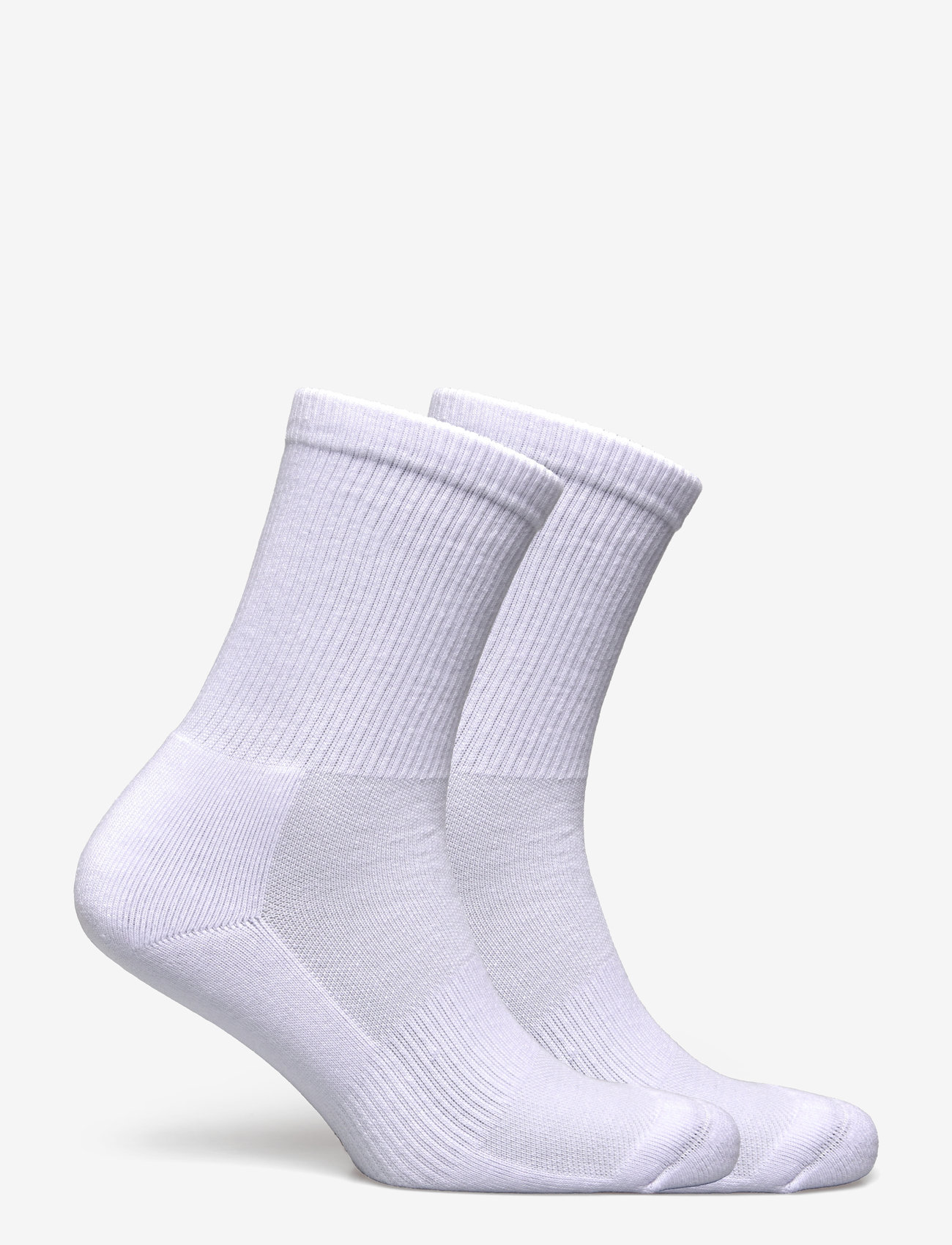 Organic Basics - Core Tennis Crew Socks 2-pack - almindelige strømper - white - 2