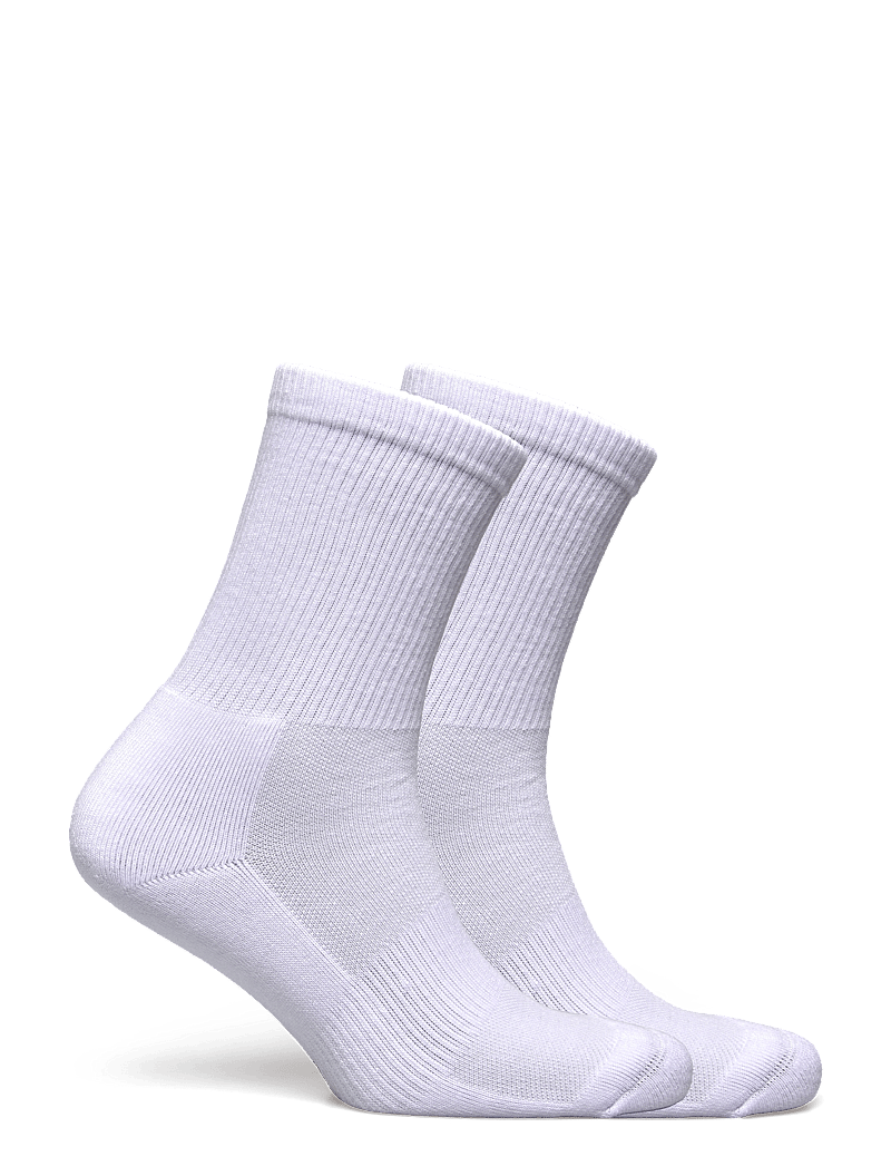 Organic Basics - Core Tennis Crew Socks 2-pack - almindelige strømper - white - 2