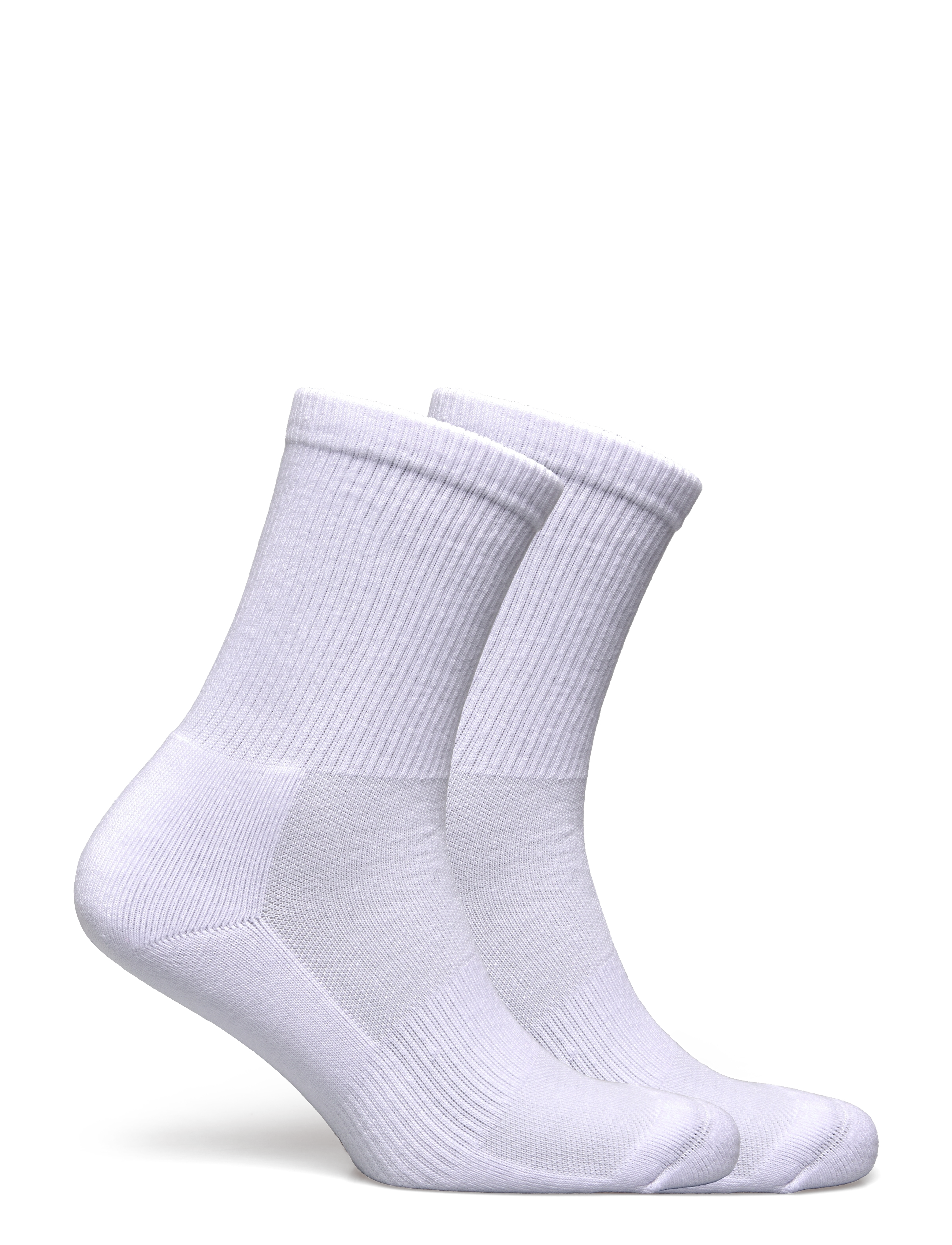 Organic Basics - Core Tennis Crew Socks 2-pack - laveste priser - white - 2
