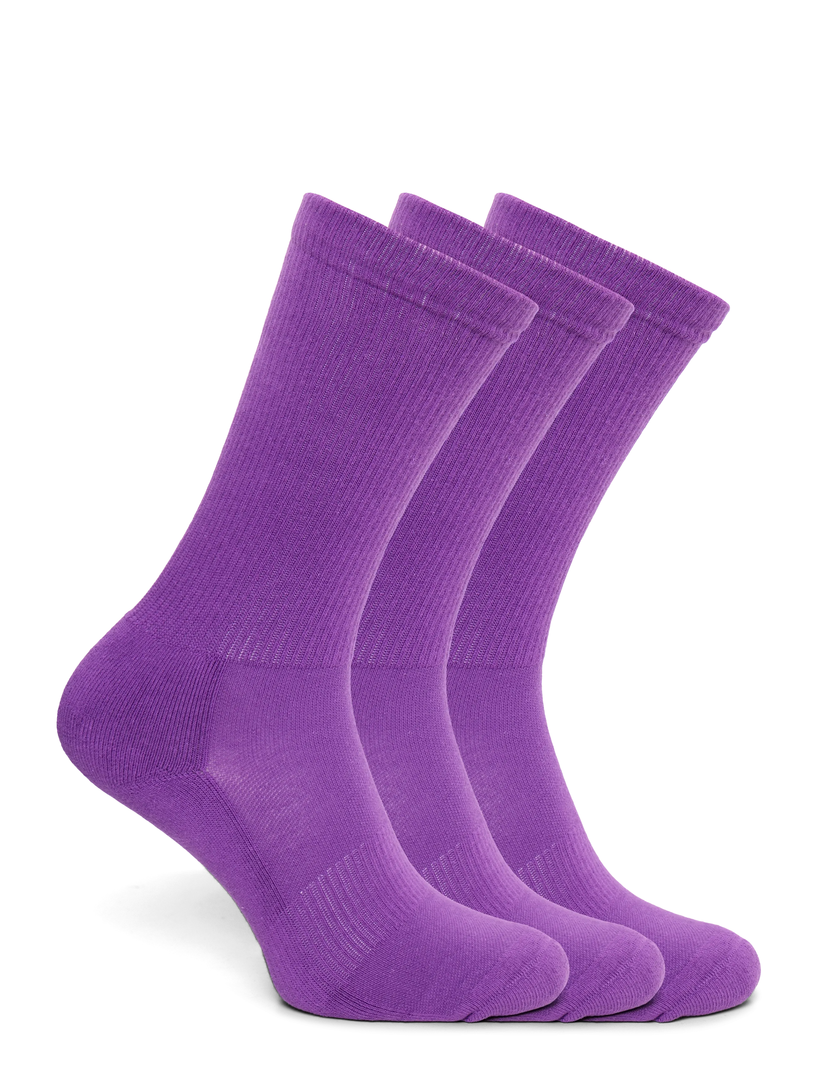 Organic Basics - Core Tennis Crew Socks 3-pack - die niedrigsten preise - aubergine - 1
