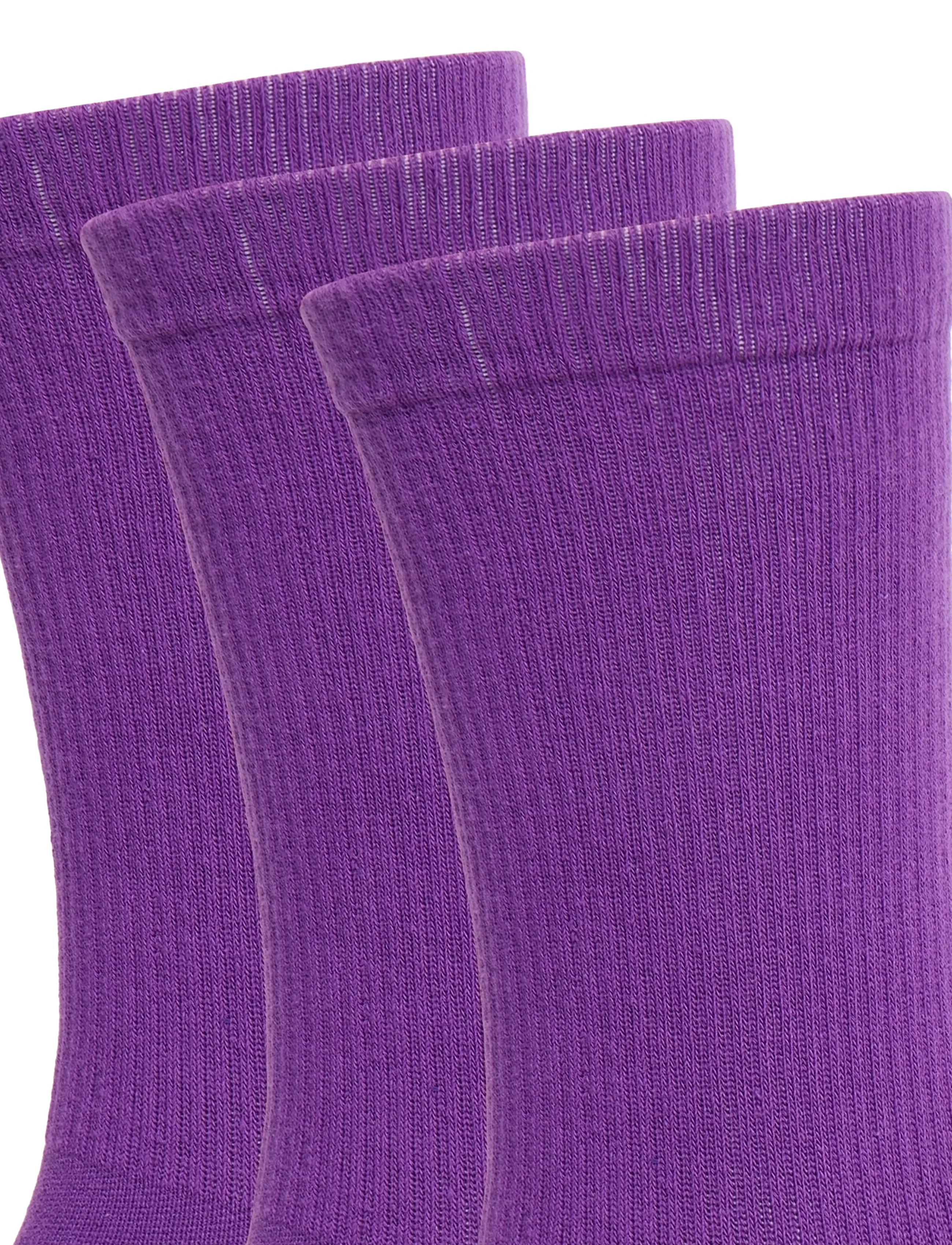 Organic Basics - Core Tennis Crew Socks 3-pack - madalaimad hinnad - aubergine - 2