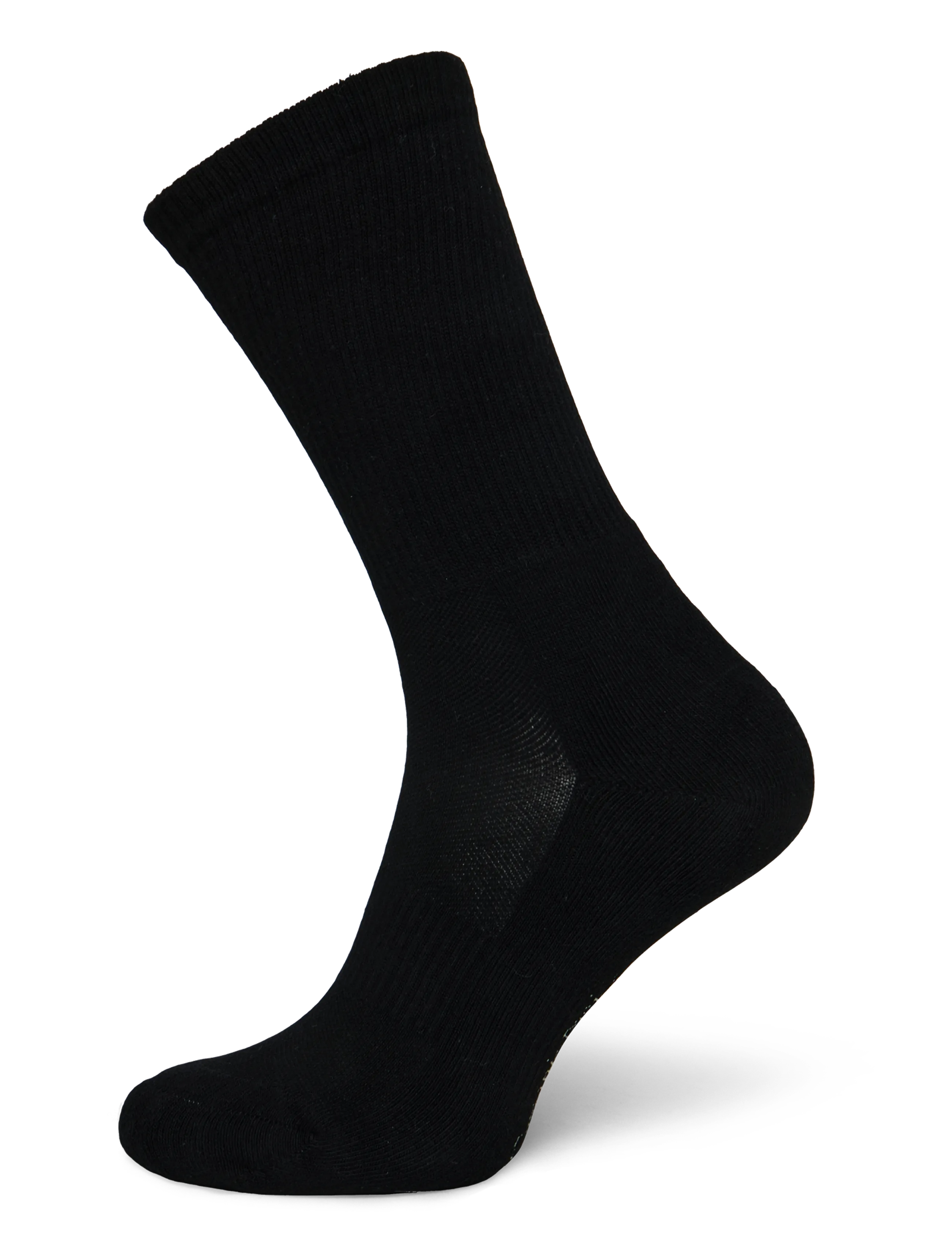 Organic Basics - Core Tennis Crew Socks 3-pack - laveste priser - black - 2