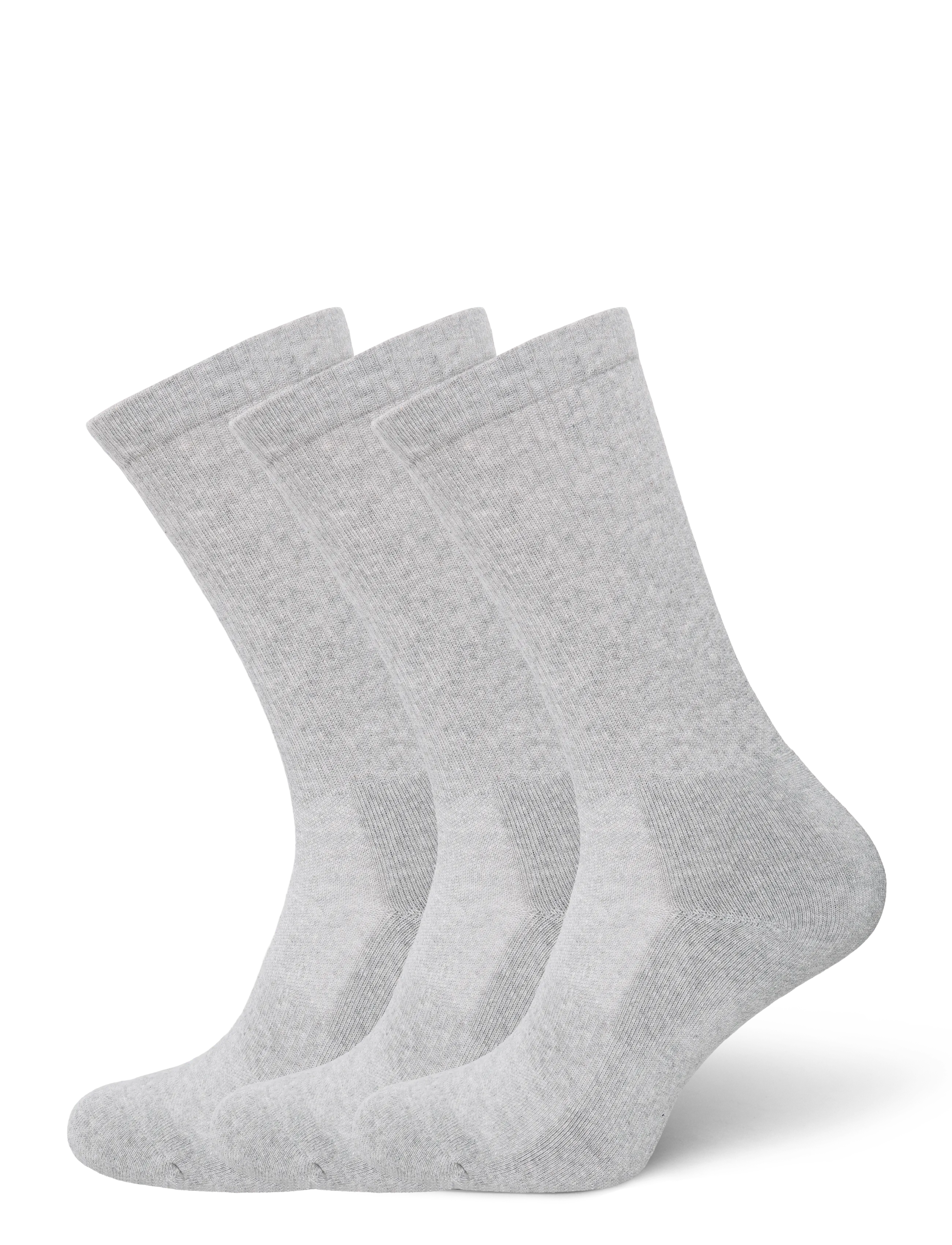 ORGANIC BASICS Core Tennis Crew Socken 3-Pack Grau - 35-38 - Damen