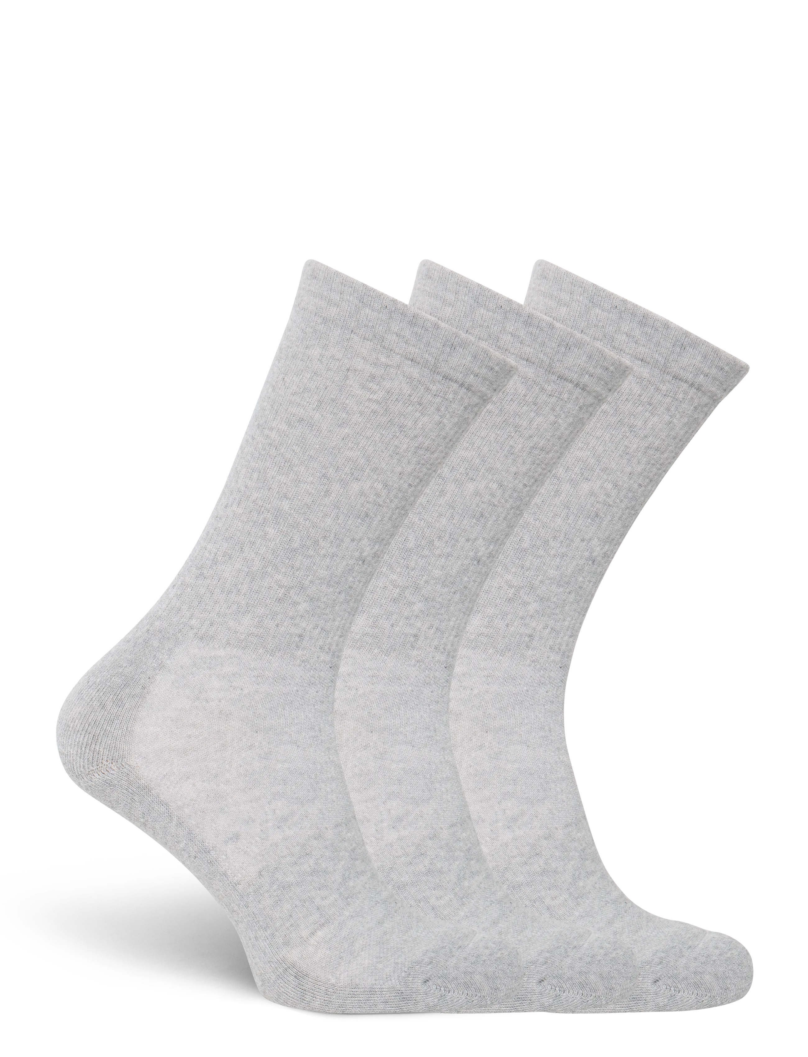 Organic Basics - Core Tennis Crew Socks 3-pack - die niedrigsten preise - grey - 1