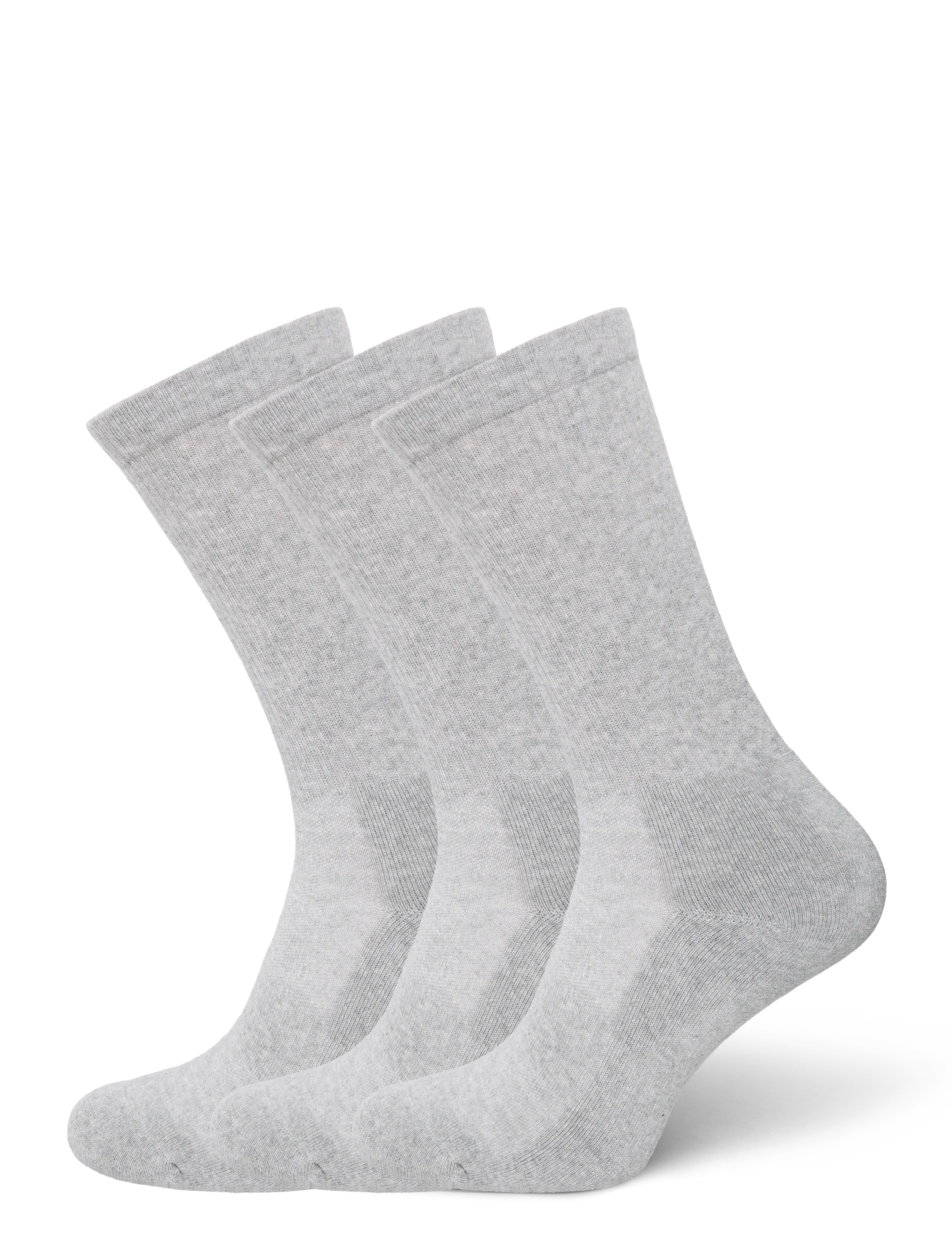 Organic Basics - Core Tennis Crew Socks 3-pack - laveste priser - grey - 2
