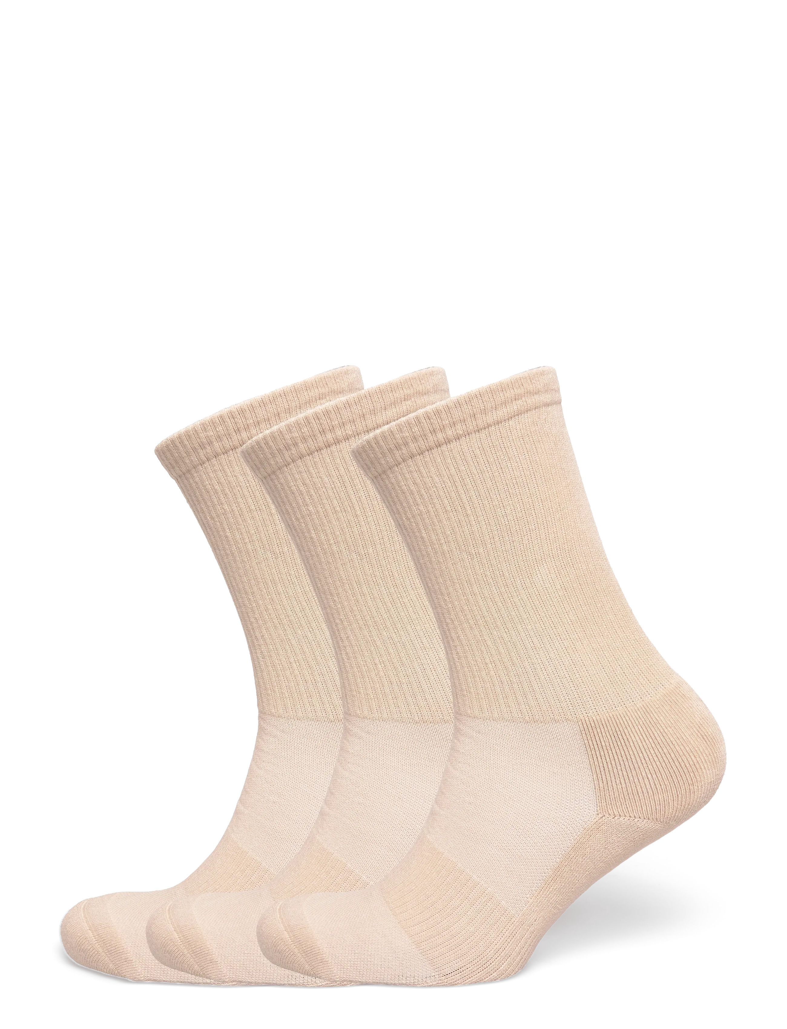 ORGANIC BASICS Core Tennis Crew Socken 3-Pack Beige - 35-38 - Damen