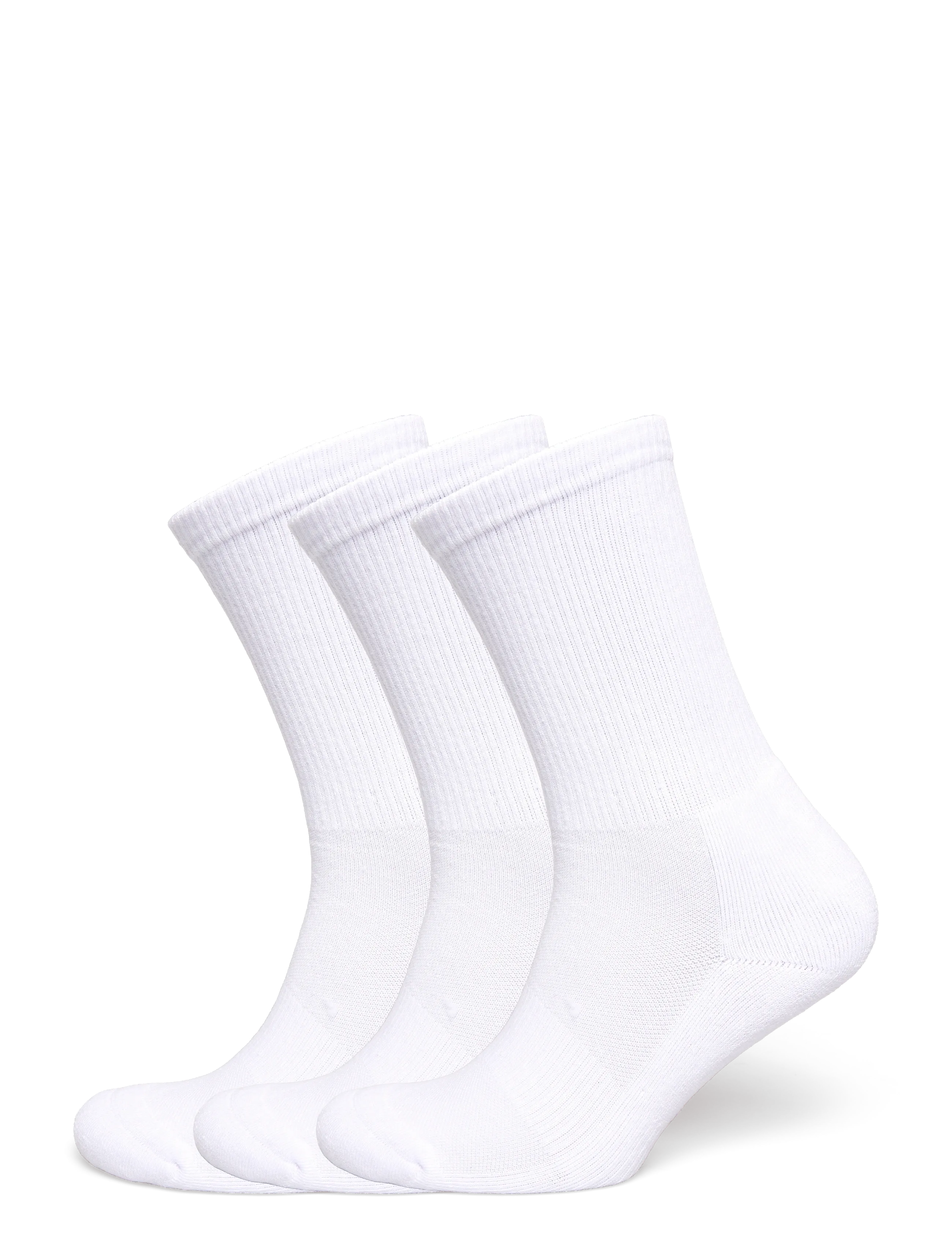 Organic Basics Core Tennis Crew Socks 3-Pack, 35-38, Socks, Weiß - Regular Frauen