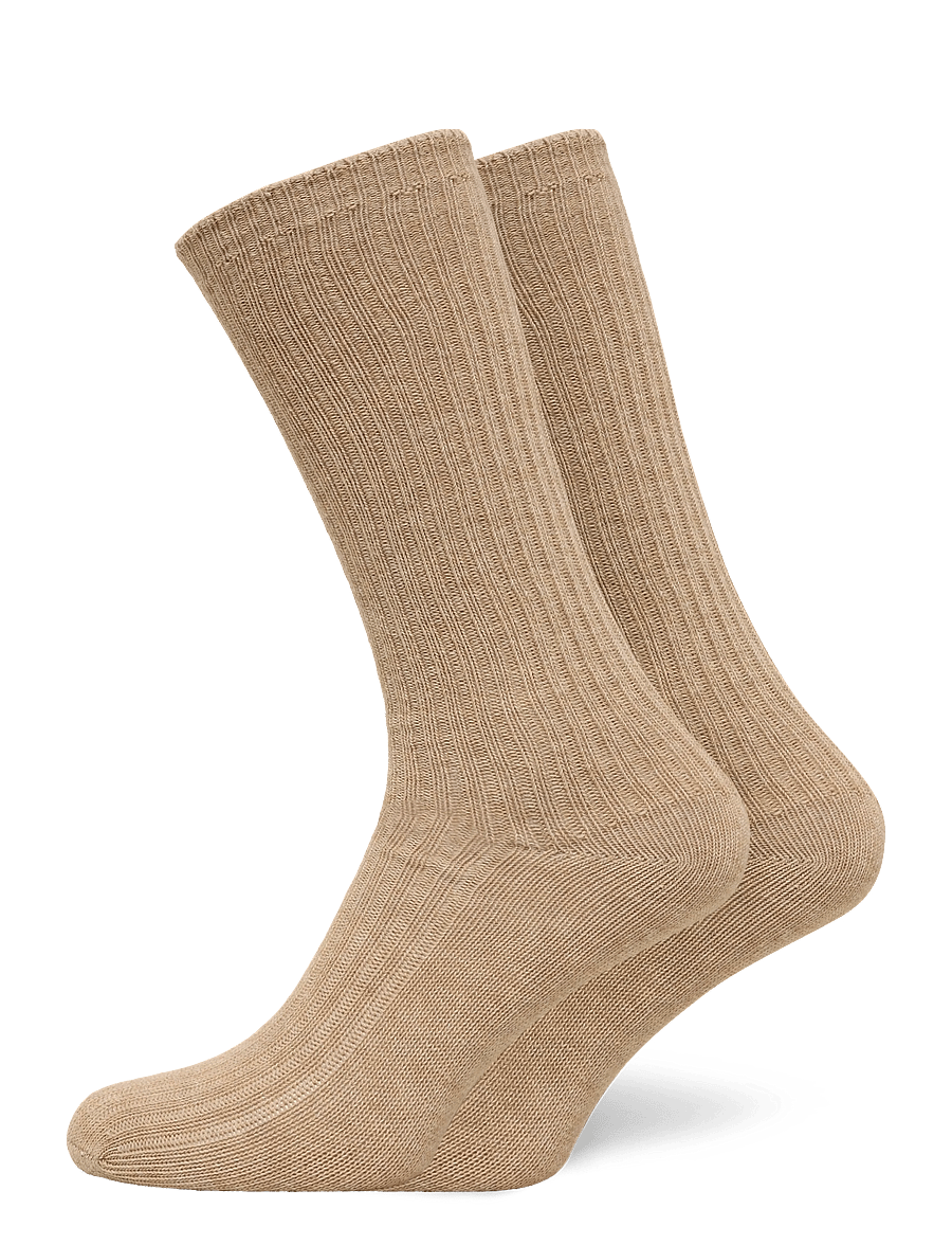 Organic Basics - Soft Slouchy Socks - vanliga strumpor - nutmeg - 0