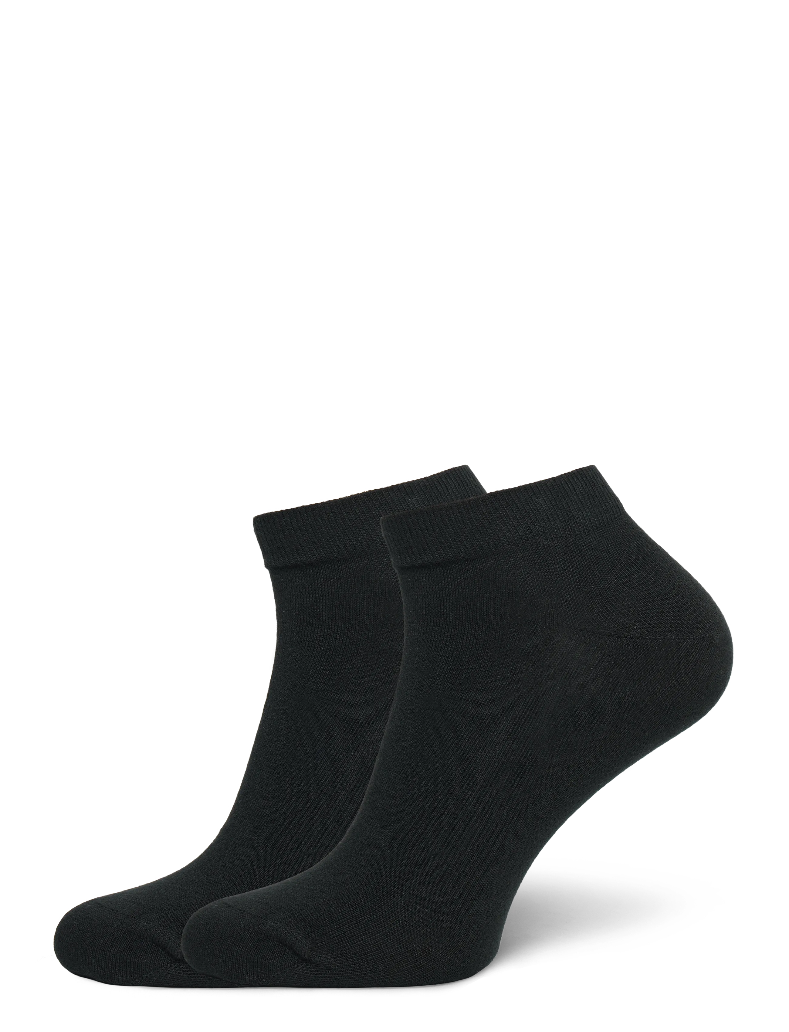 Organic Basics Core Ankle Socks 2-Pack - Socken - BLACK / black