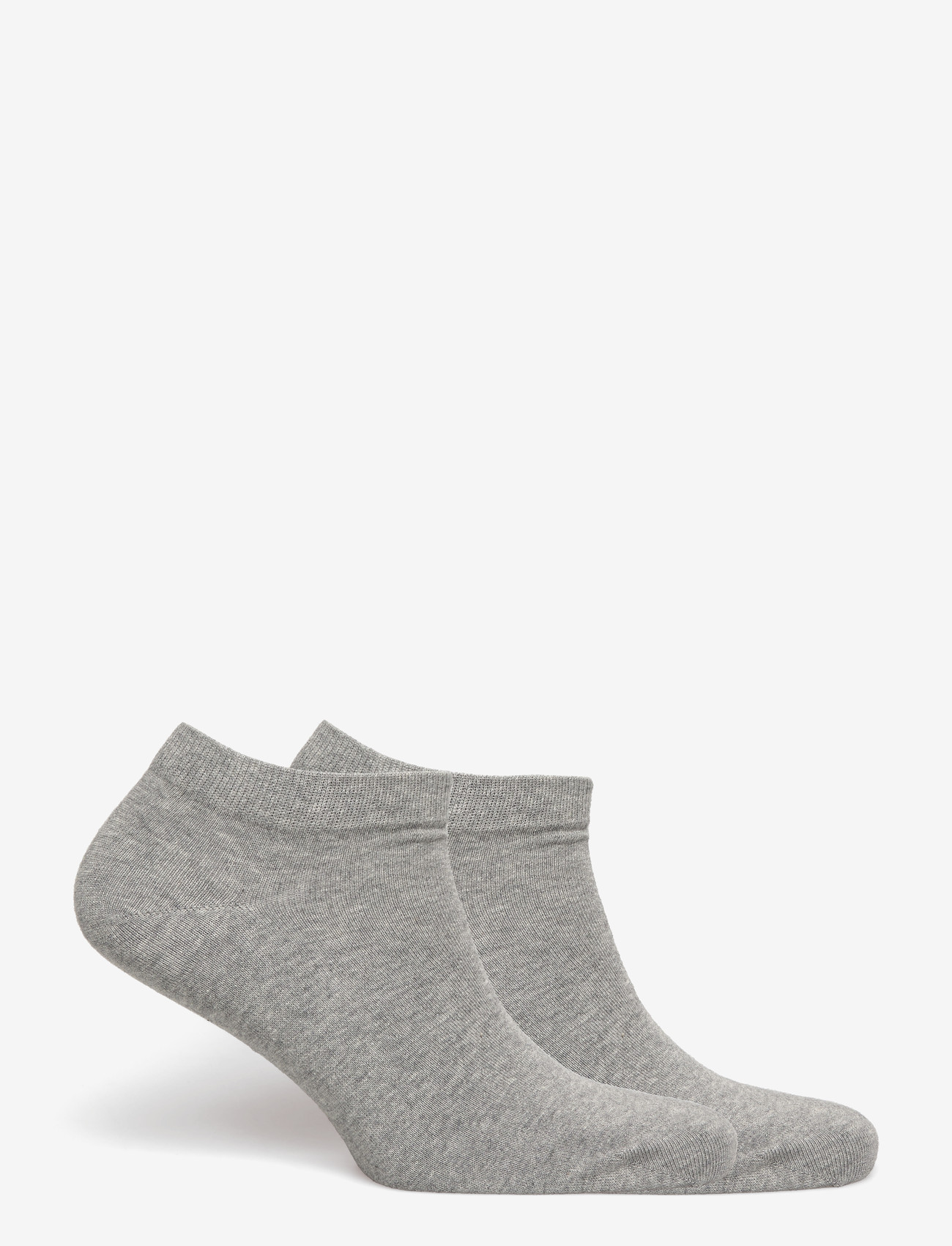 Organic Basics - Core Ankle Socks 2-Pack - laveste priser - grey melange - 1