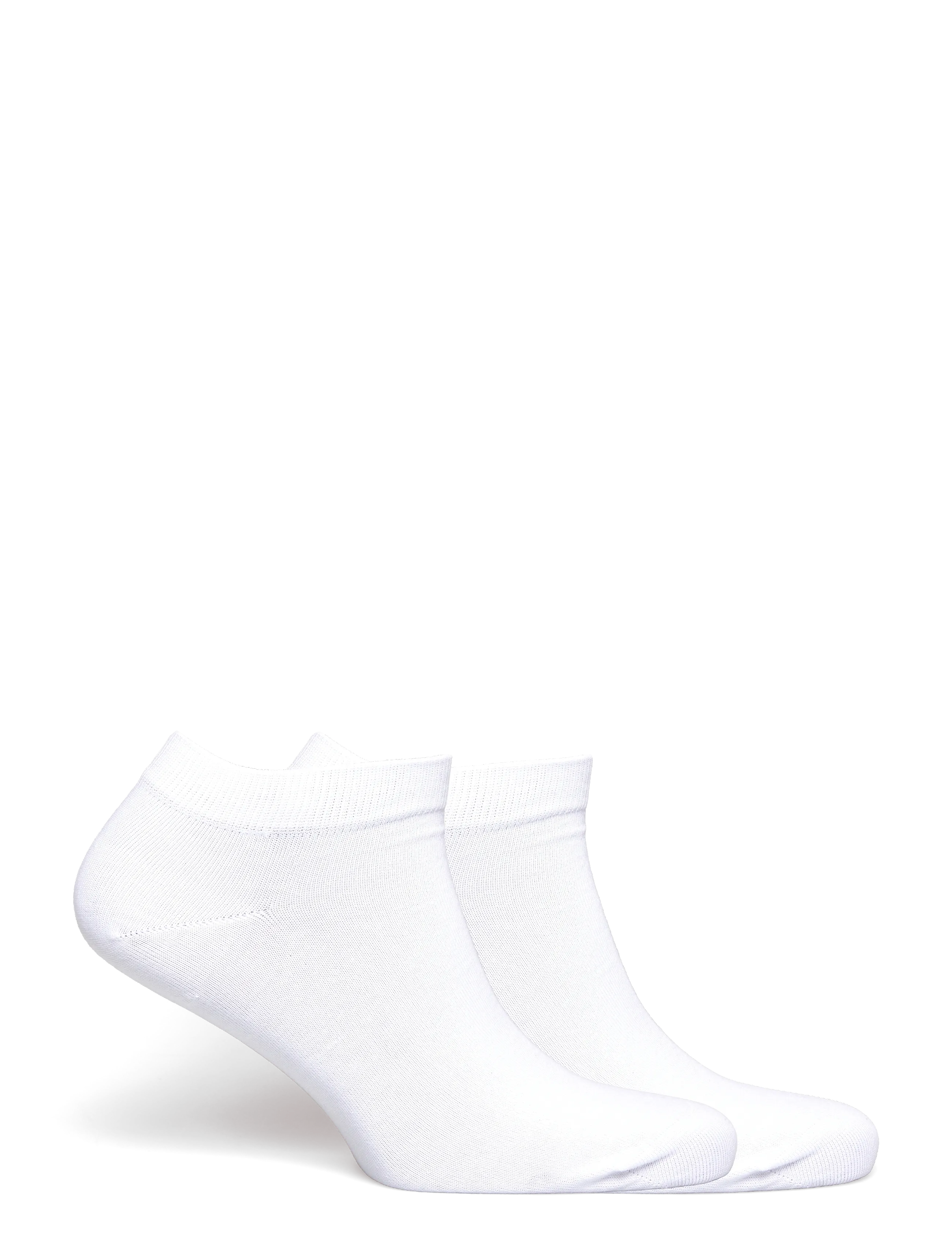 Organic Basics - Core Ankle Socks 2-Pack - lägsta priserna - white - 1