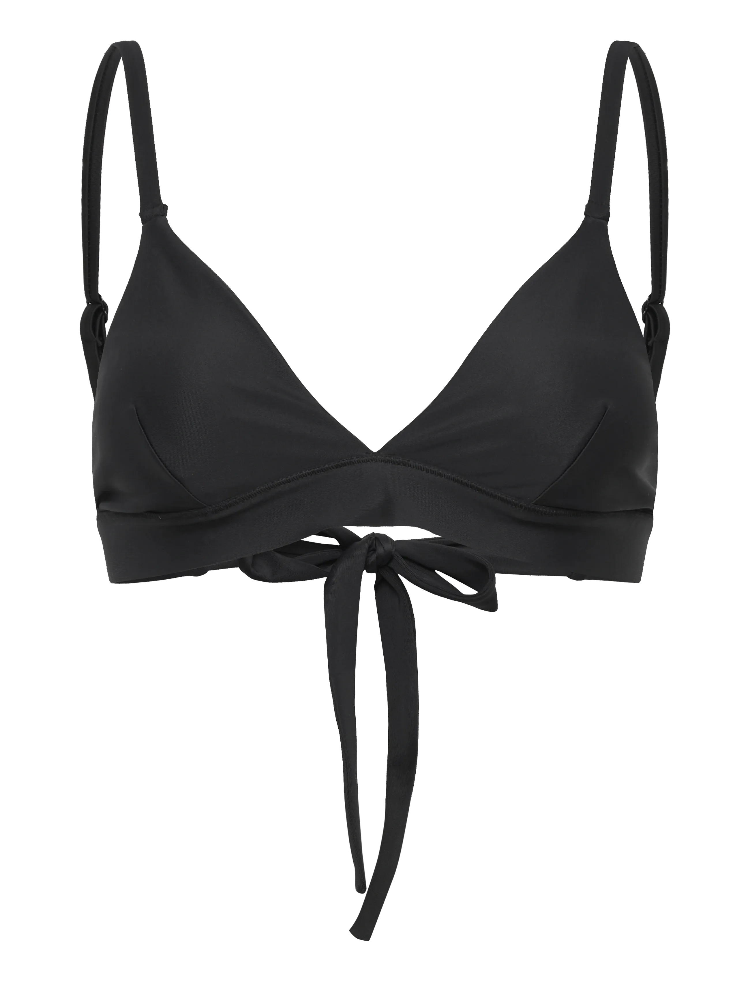 ORGANIC BASICS Re-Swim Bikini Oberteil Schwarz - XL - Damen
