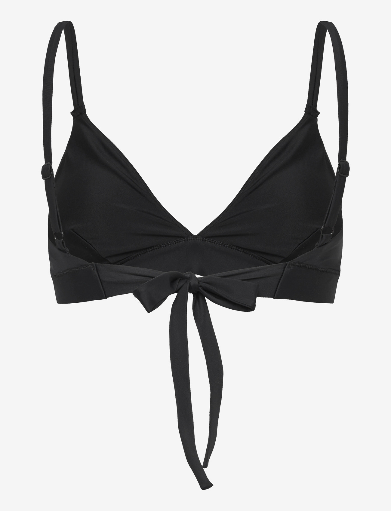 Organic Basics - Re-Swim Bikini Top - trekant-bikinis - black - 1
