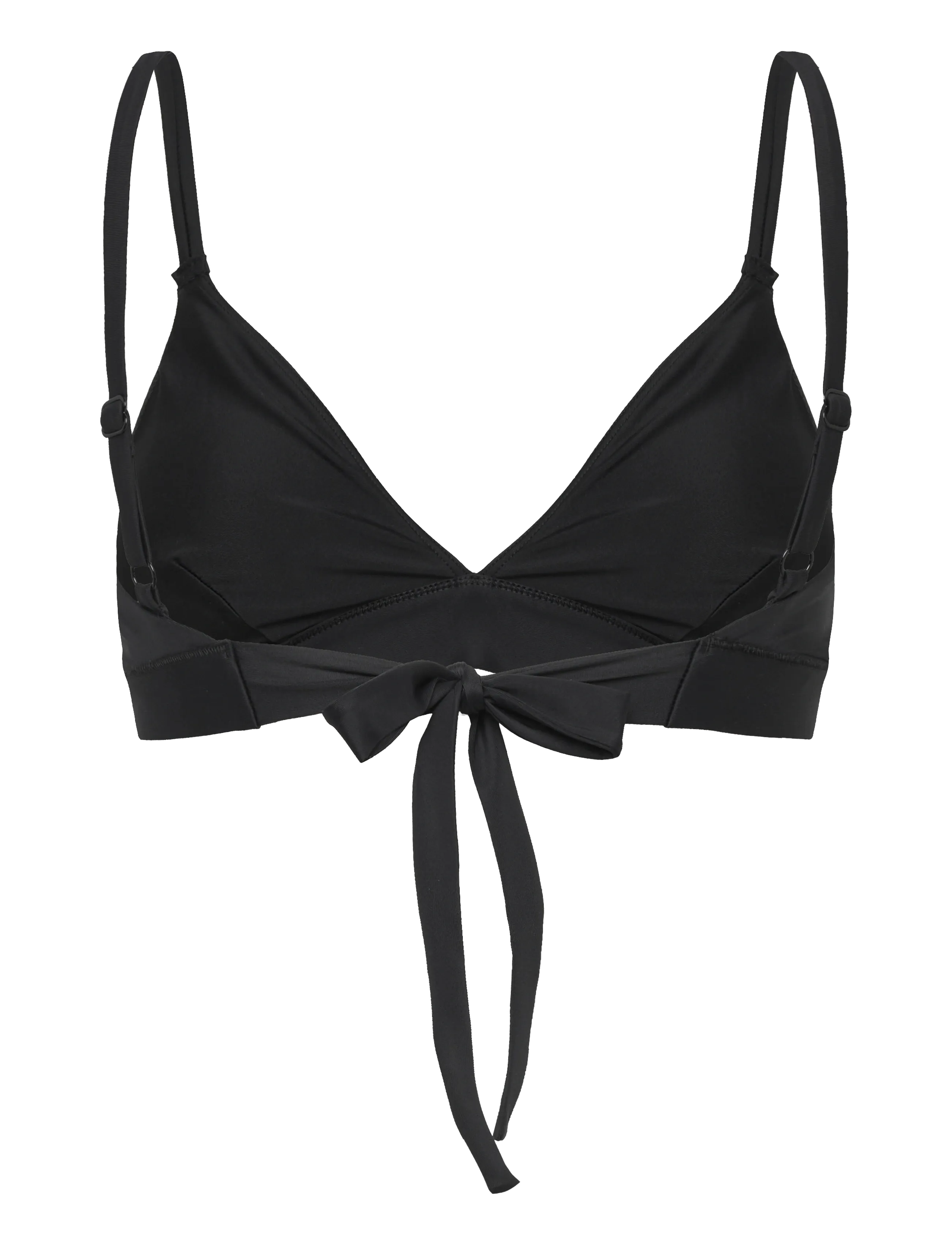 Organic Basics - Re-Swim Bikini Top - bikinien kolmioyläosat - black - 1