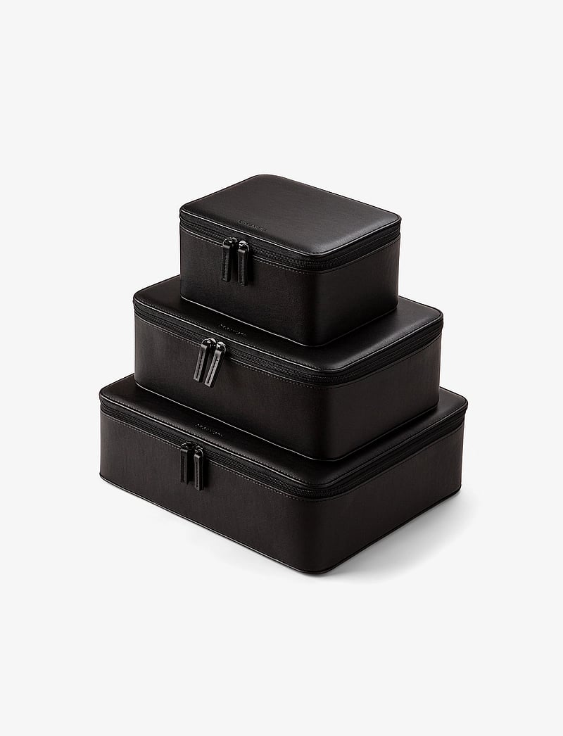 Organista - Vegan Leather Packing Cube Set - shop efter anledning - black - 1