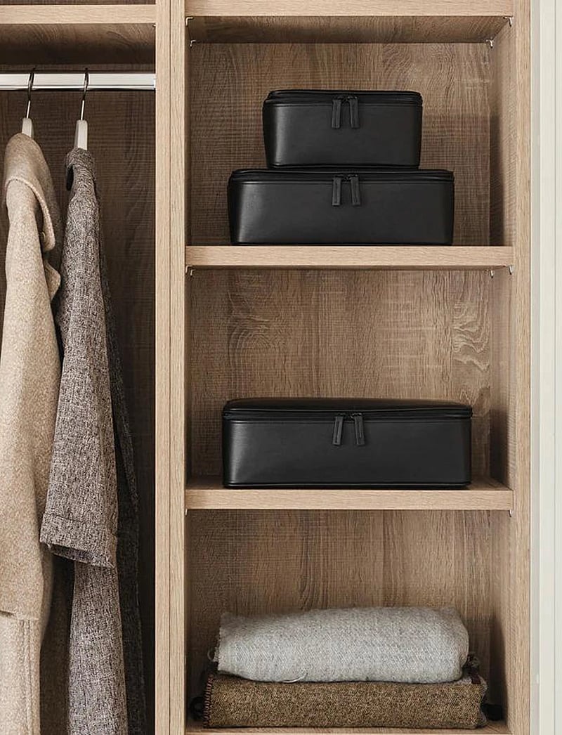 Organista - Vegan Leather Packing Cube Set - shop efter anledning - black - 5