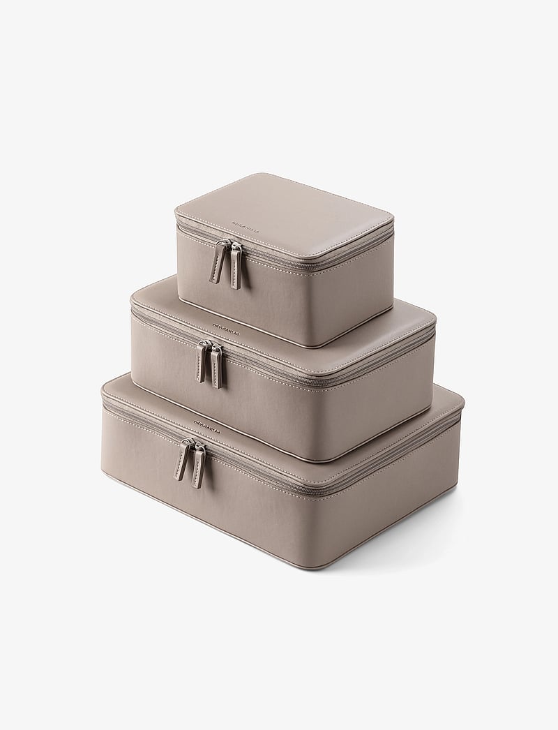 Organista - Vegan Leather Packing Cube Set - shop efter anledning - taupe - 1