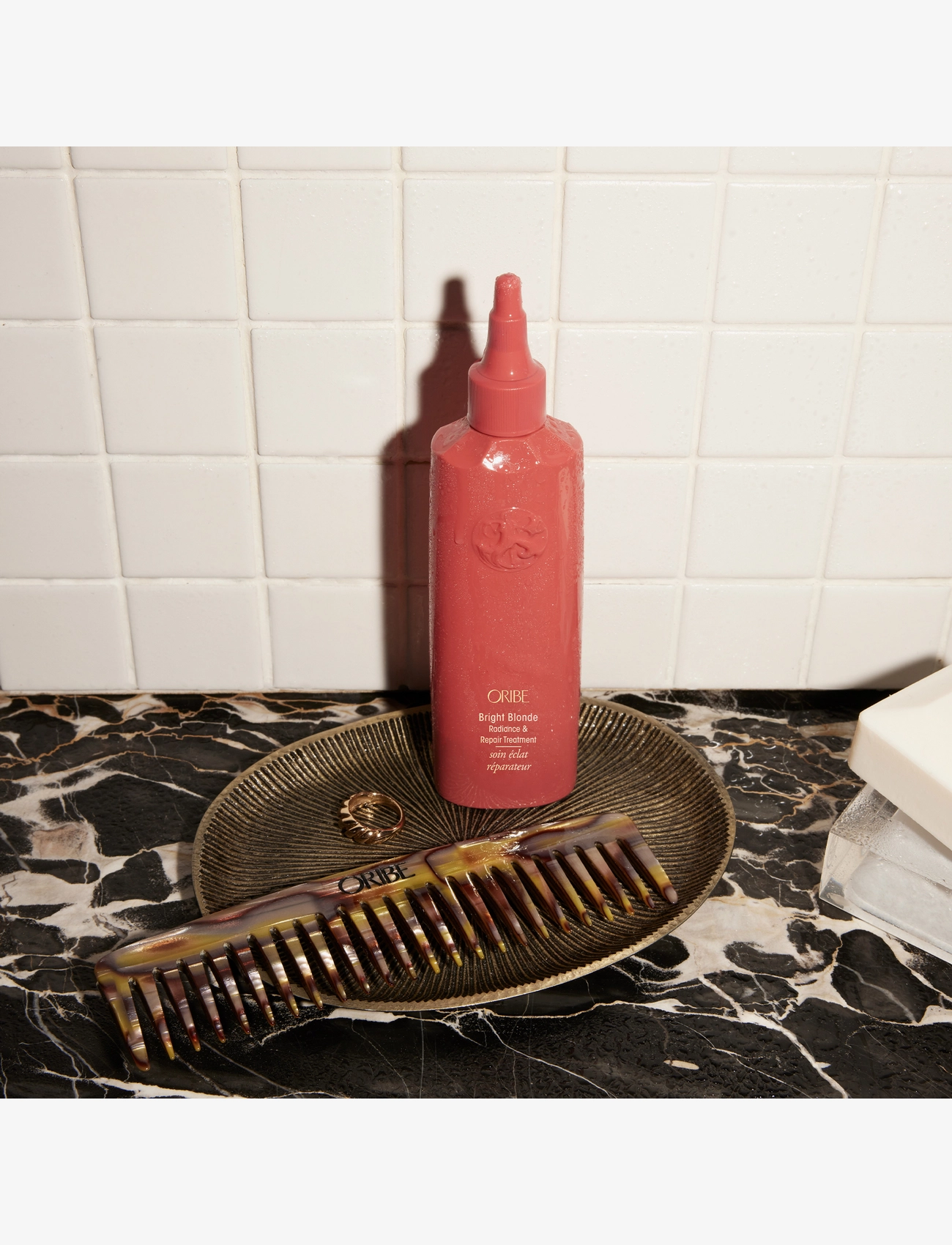 Oribe - Bright Blonde Radiance & Repair Treatment - hårkur - purple - 3