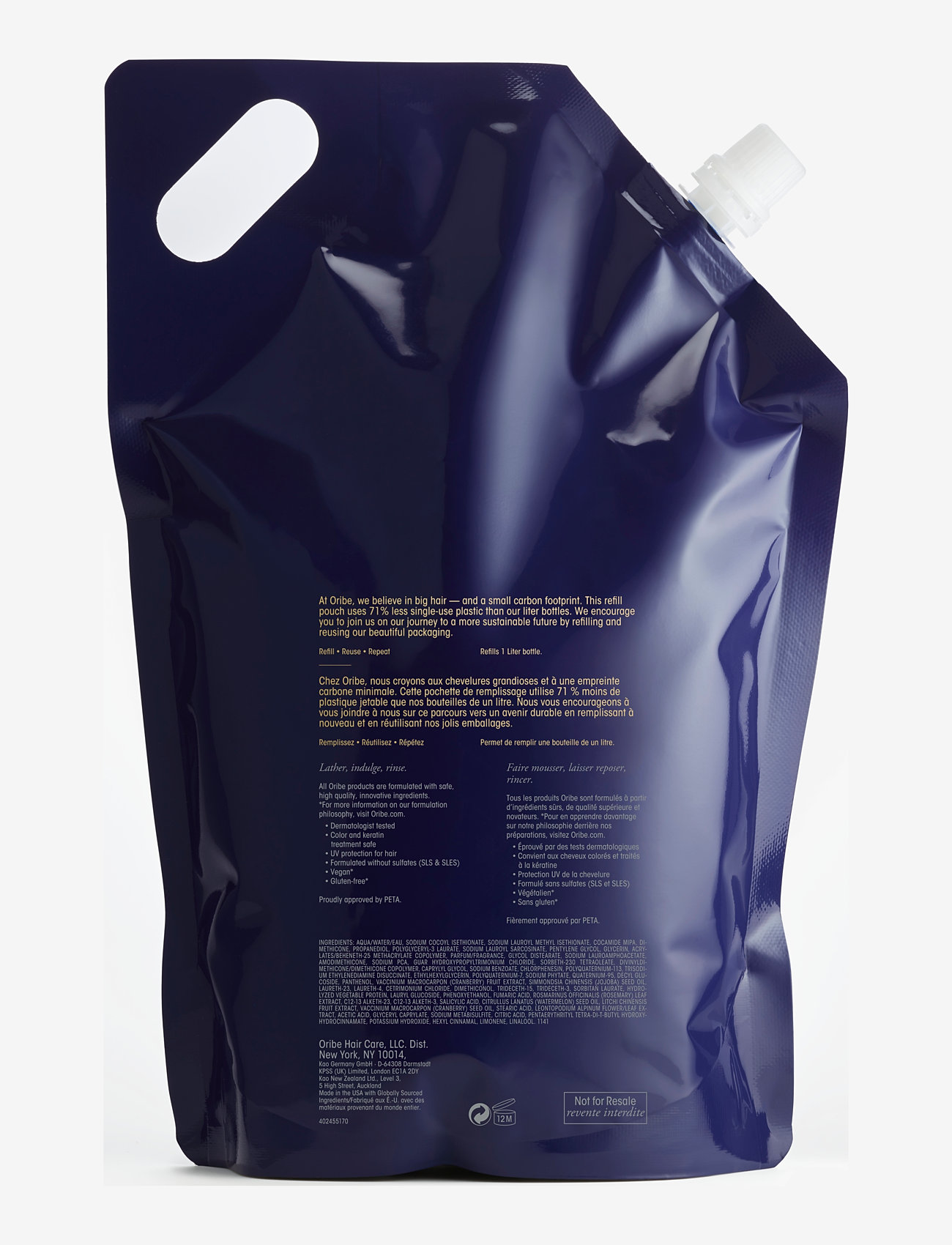 Oribe - Supershine Hydrating Shampoo Liter Refill - shampoo - clear - 1