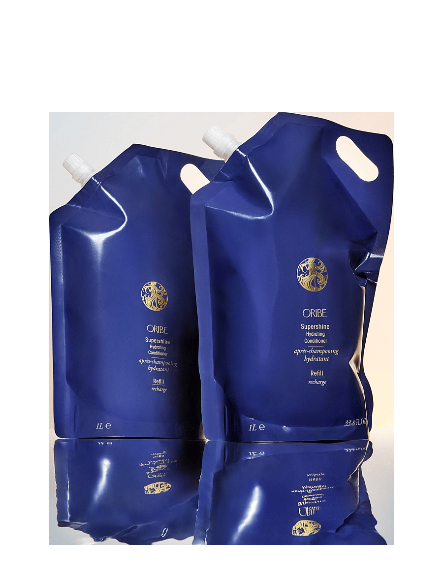 Oribe - Supershine Hydrating Shampoo Liter Refill - Áfyllingar fyrir hárvörur - clear - 4