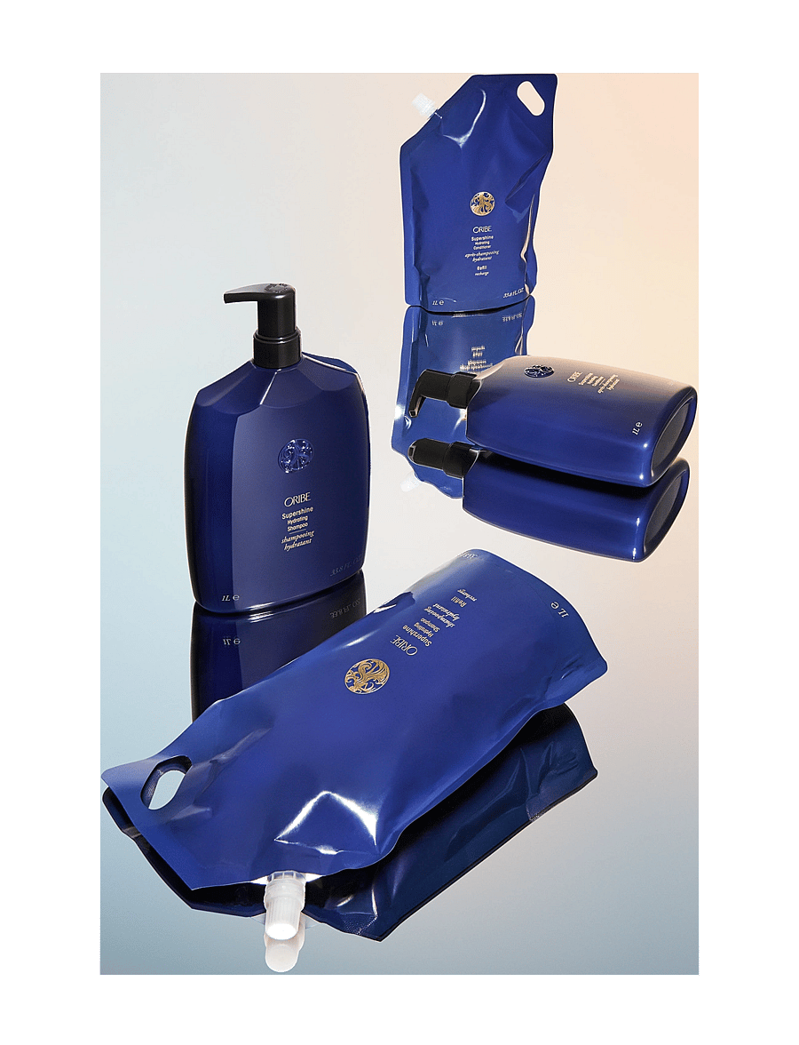 Oribe - Supershine Hydrating Shampoo Liter Refill - Áfyllingar fyrir hárvörur - clear - 5