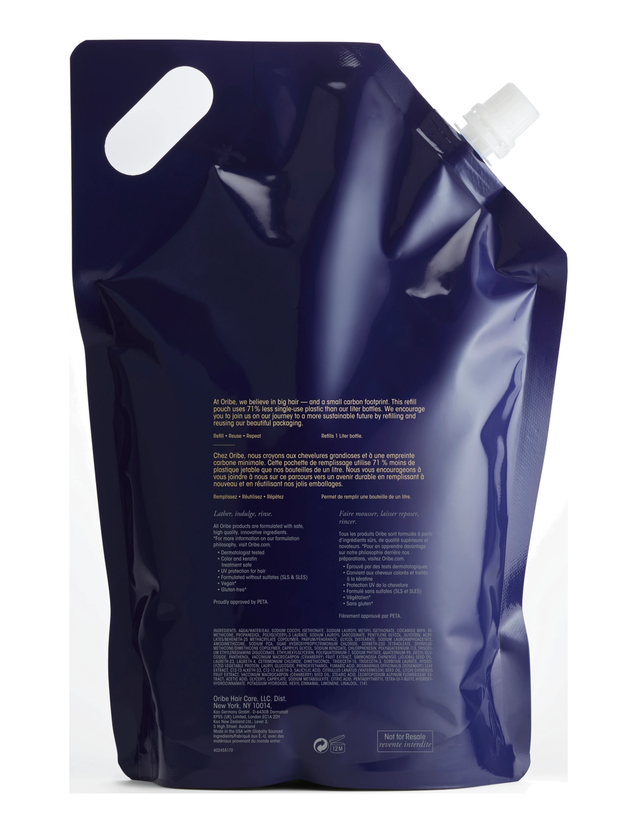 Oribe - Supershine Hydrating Conditioner Liter Refill - hoitoaineet - clear - 1